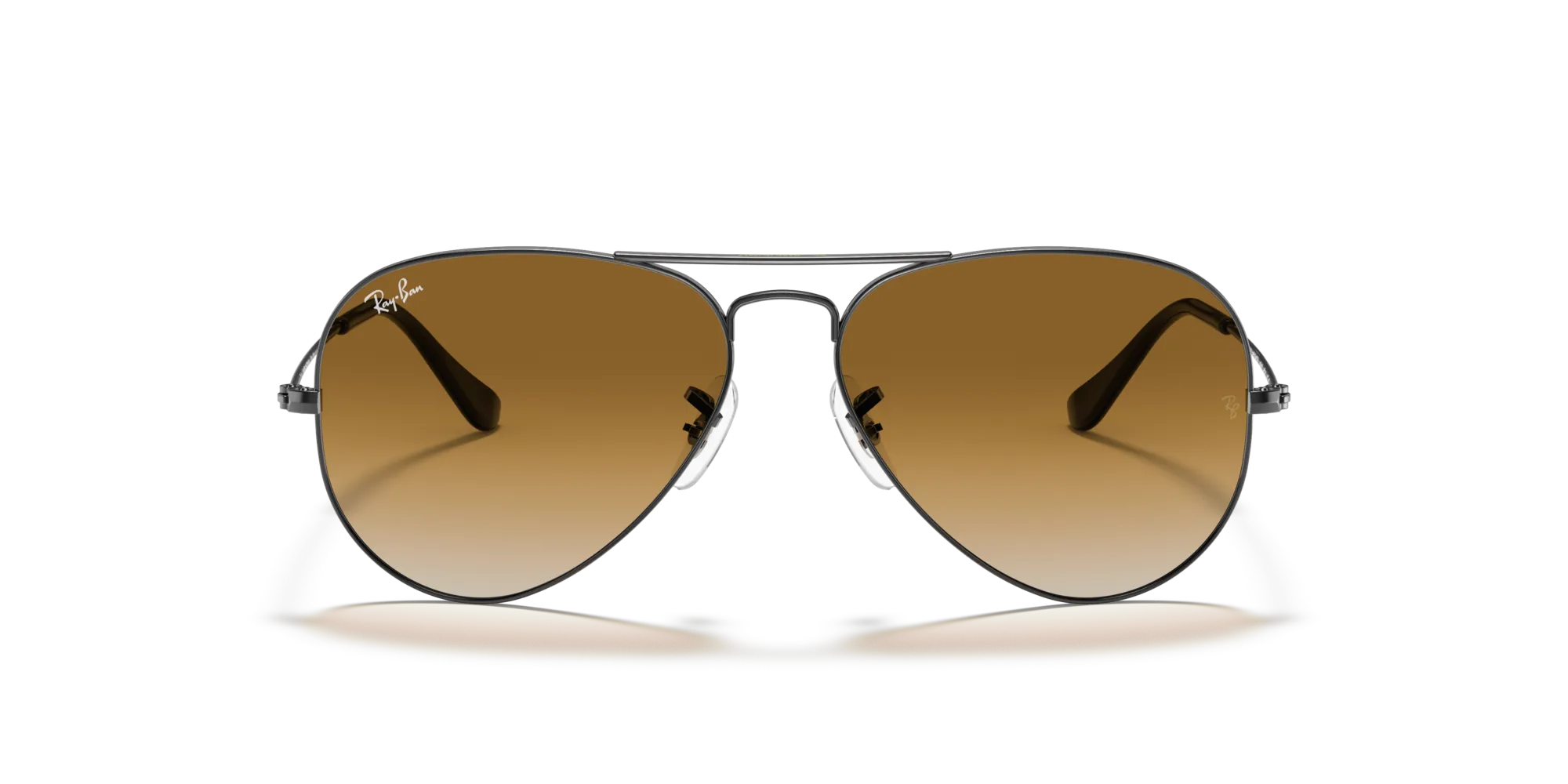 Ray - Ban RB3025 AVIATOR 004/51 Occhiali da sole Metallo Grigio Pilot Normale Sfumato - immagine 3
