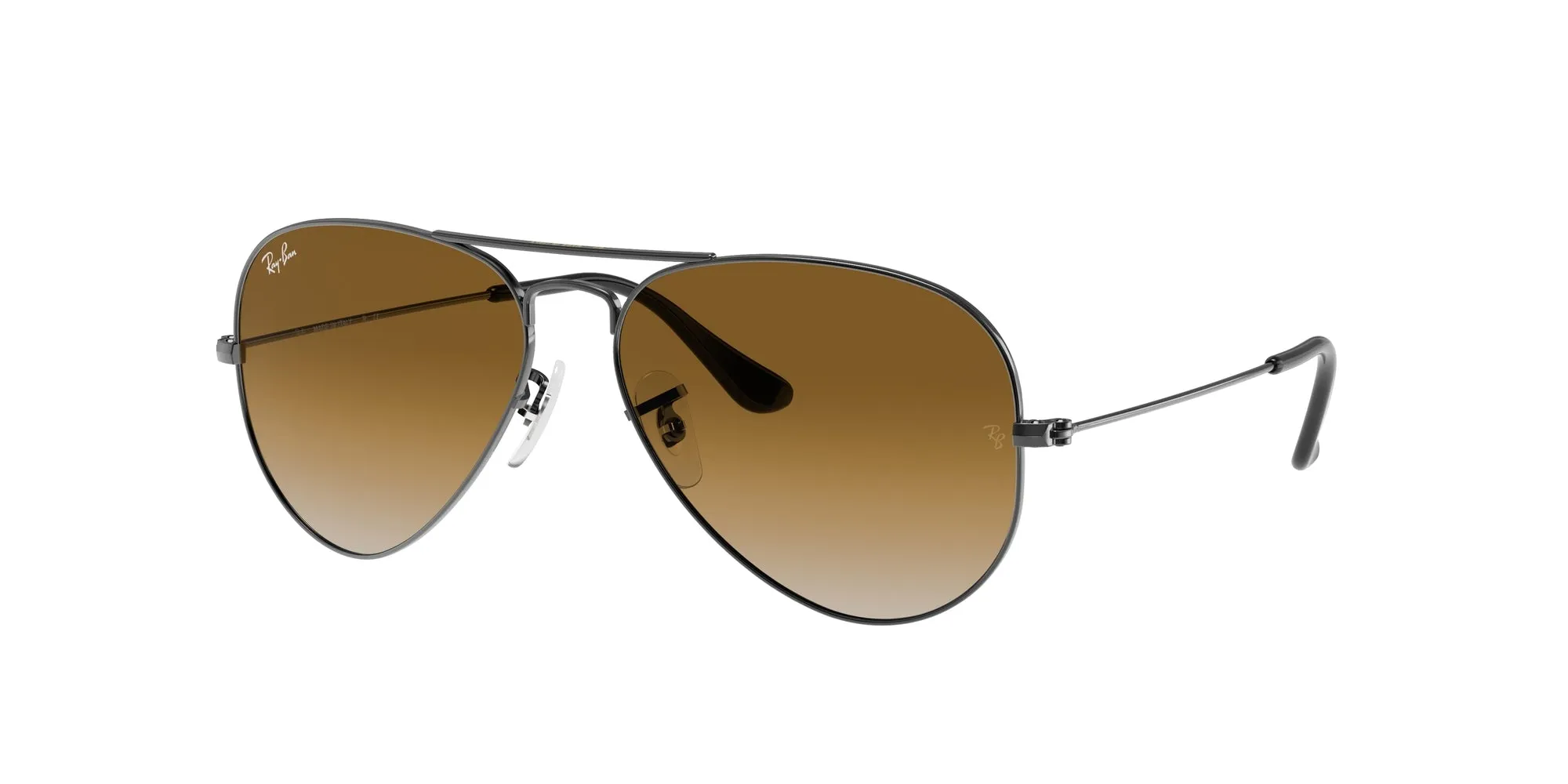 Ray - Ban RB3025 AVIATOR 004/51 Occhiali da sole Metallo Grigio Pilot Normale Sfumato - immagine 1