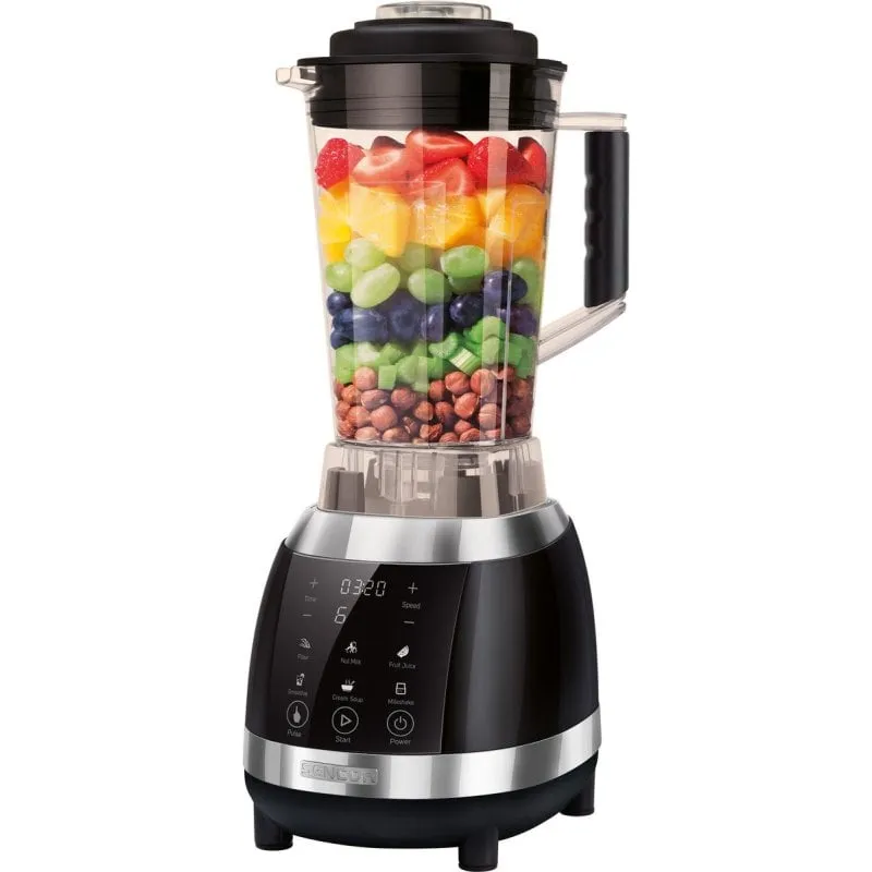 Frullatore a boccale Sencor SBU 7730BK 1800 W 2 L Nero Argento - immagine 1