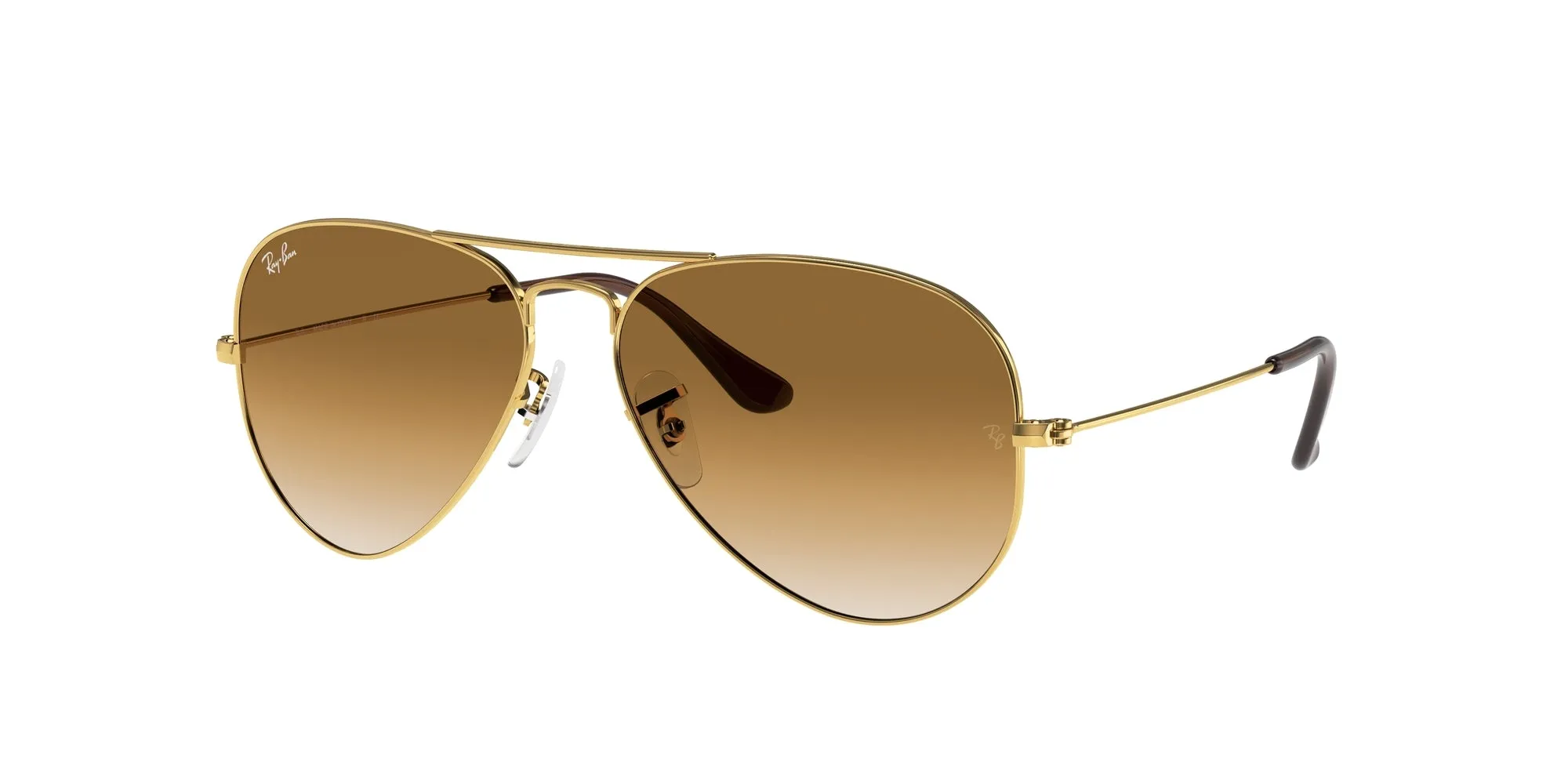 Ray - Ban RB3025 AVIATOR 001/51 Occhiali da sole Metallo Oro Marrone Pilot Normale - immagine 1