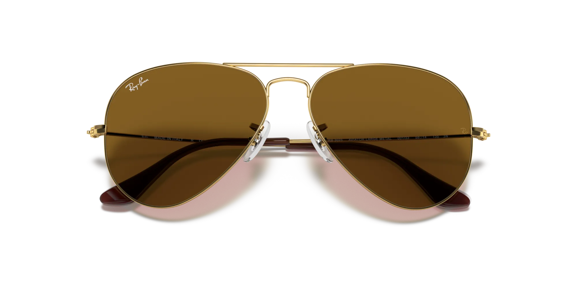 Ray - Ban RB3025 AVIATOR 001/33 Occhiali da sole Metallo Oro Pilot Normale - immagine 2