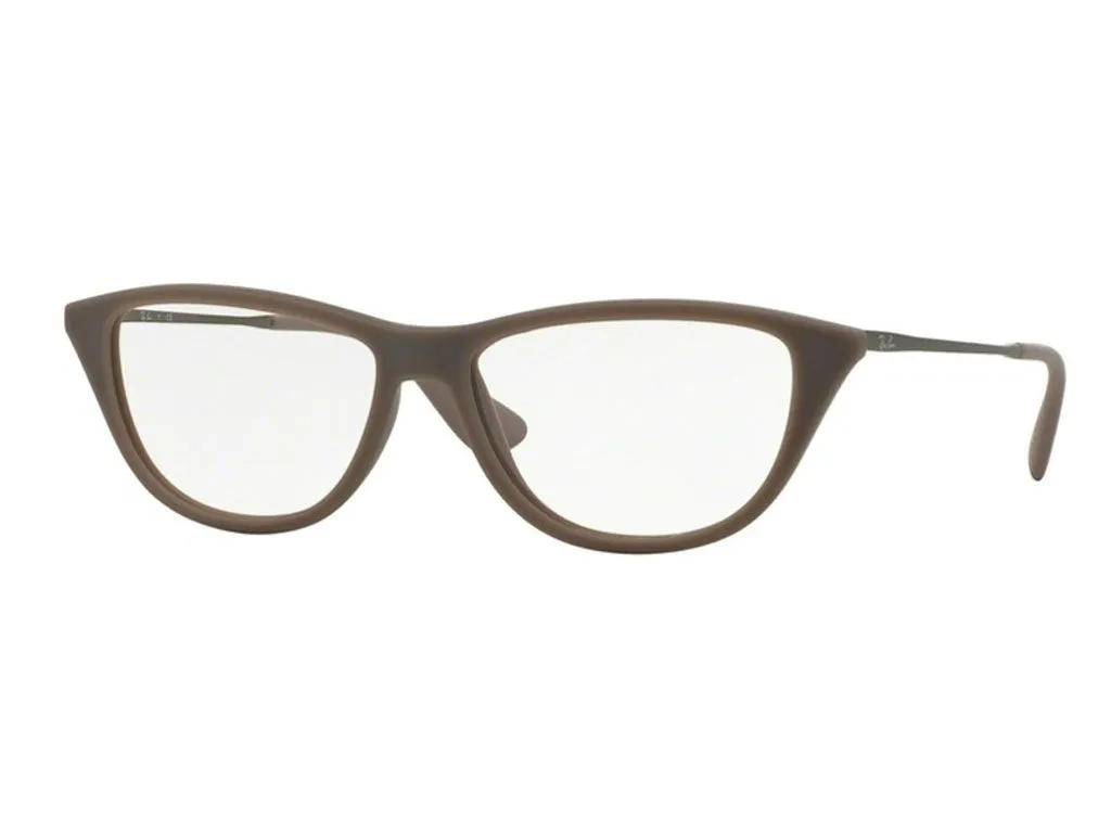 Ray - Ban RX7042 5469 Montature da vista Plastica Marrone Cat Eye - immagine 1