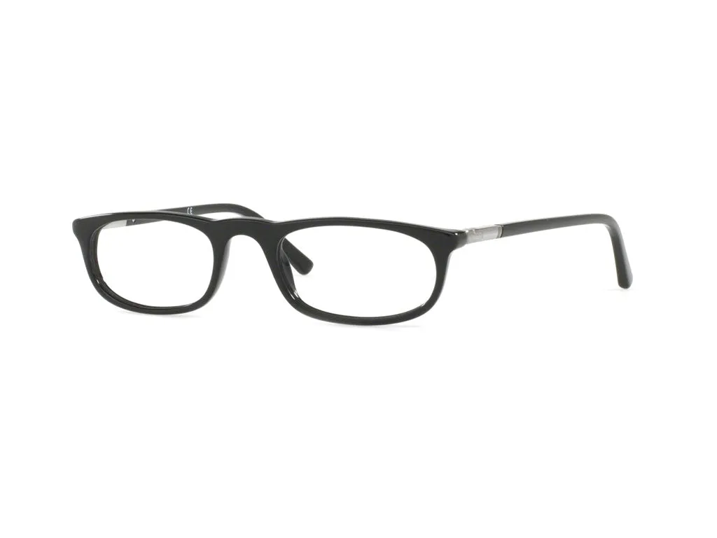 Sferoflex Uomo SF1137 C568 Montature da vista Plastica Nero Rotonda - immagine 1