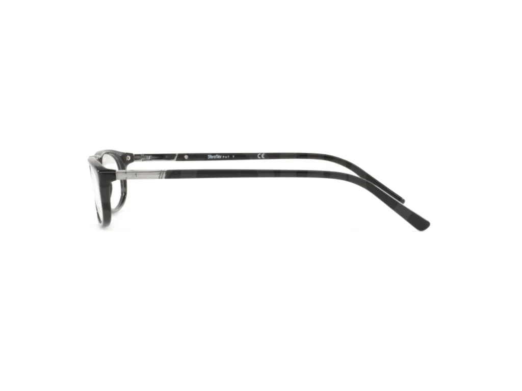 Sferoflex Uomo SF1137 C568 Montature da vista Plastica Nero Rotonda - immagine 4