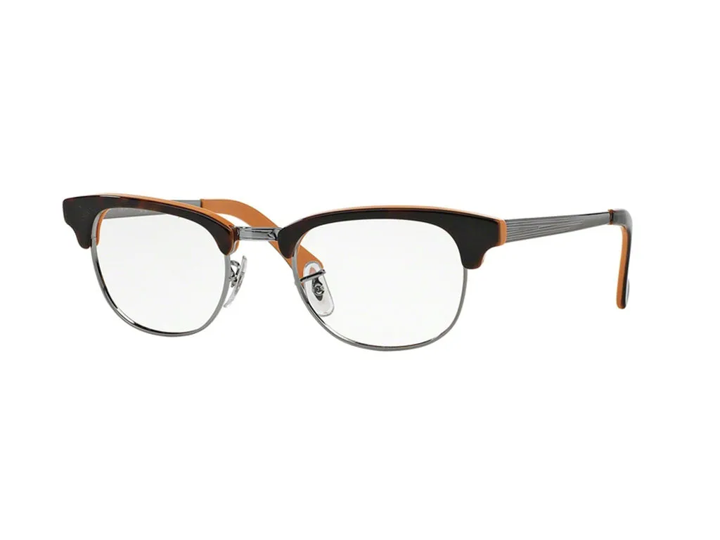 Ray - Ban RX5294 5160 Montature da vista Plastica Havana Rotonda - immagine 1