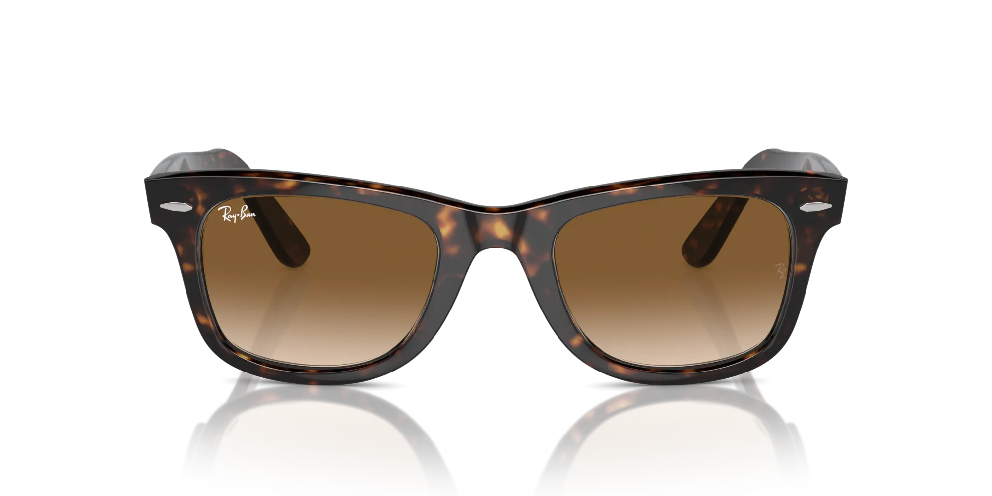 Ray - Ban RB2140 WAYFARER 902/51 Occhiali da sole Acetato Tartaruga Marrone Squadrata Normale - immagine 3