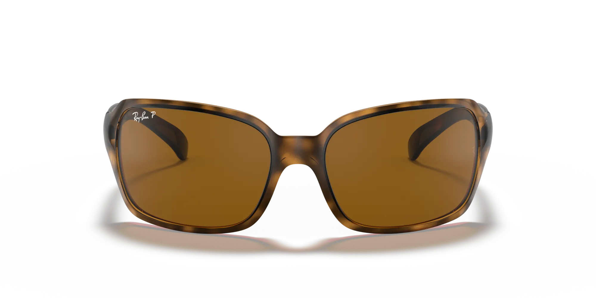 Ray - Ban RB4068 RB4068 642/57 Occhiali da sole Iniettato Tartaruga Squadrata Polarizzata - immagine 3
