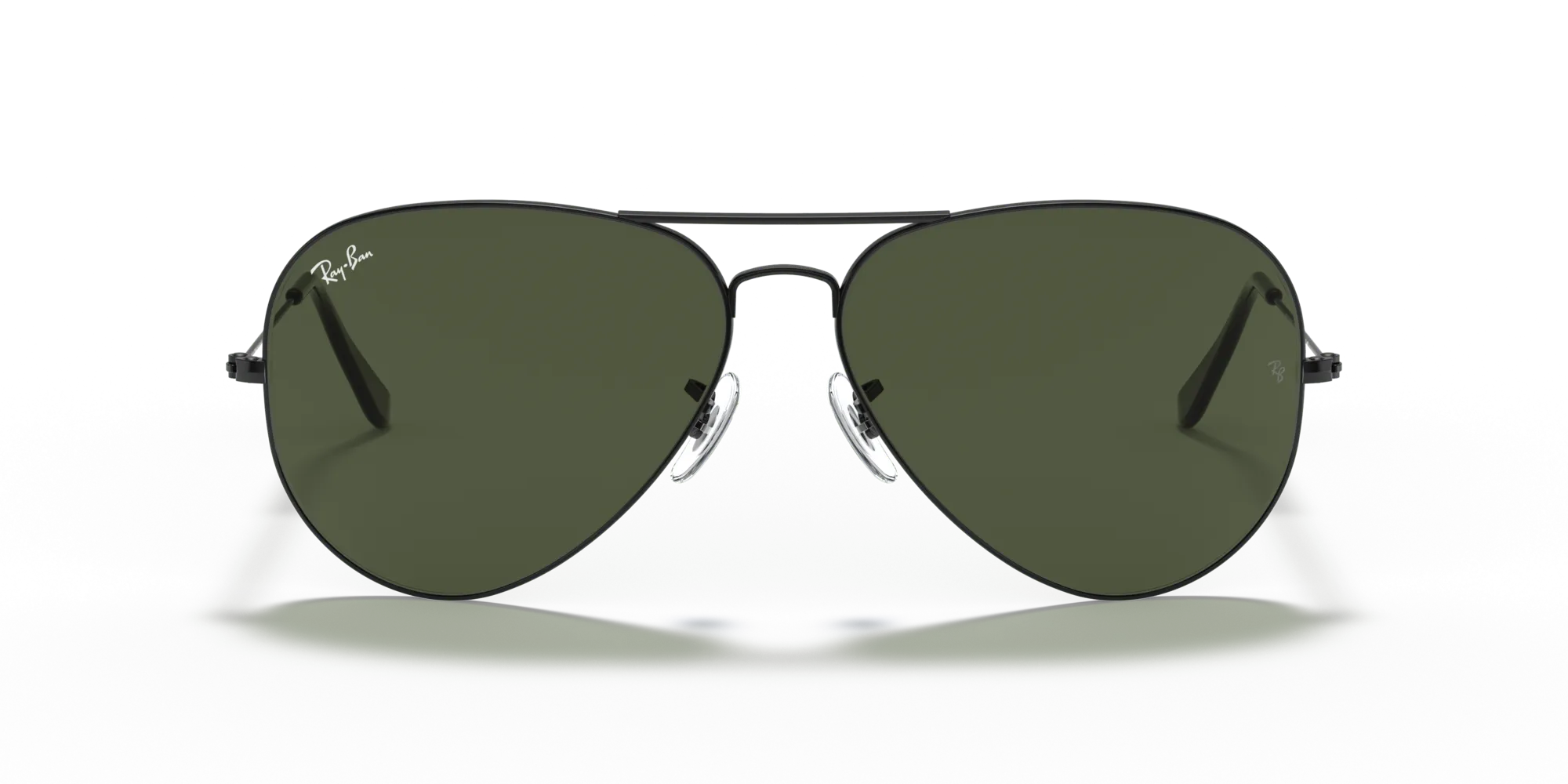 Ray - Ban RB3026 AVIATOR LARGE METAL II L2821 Occhiali da sole Metallo Nero Verde G15 Pilot Normale - immagine 3