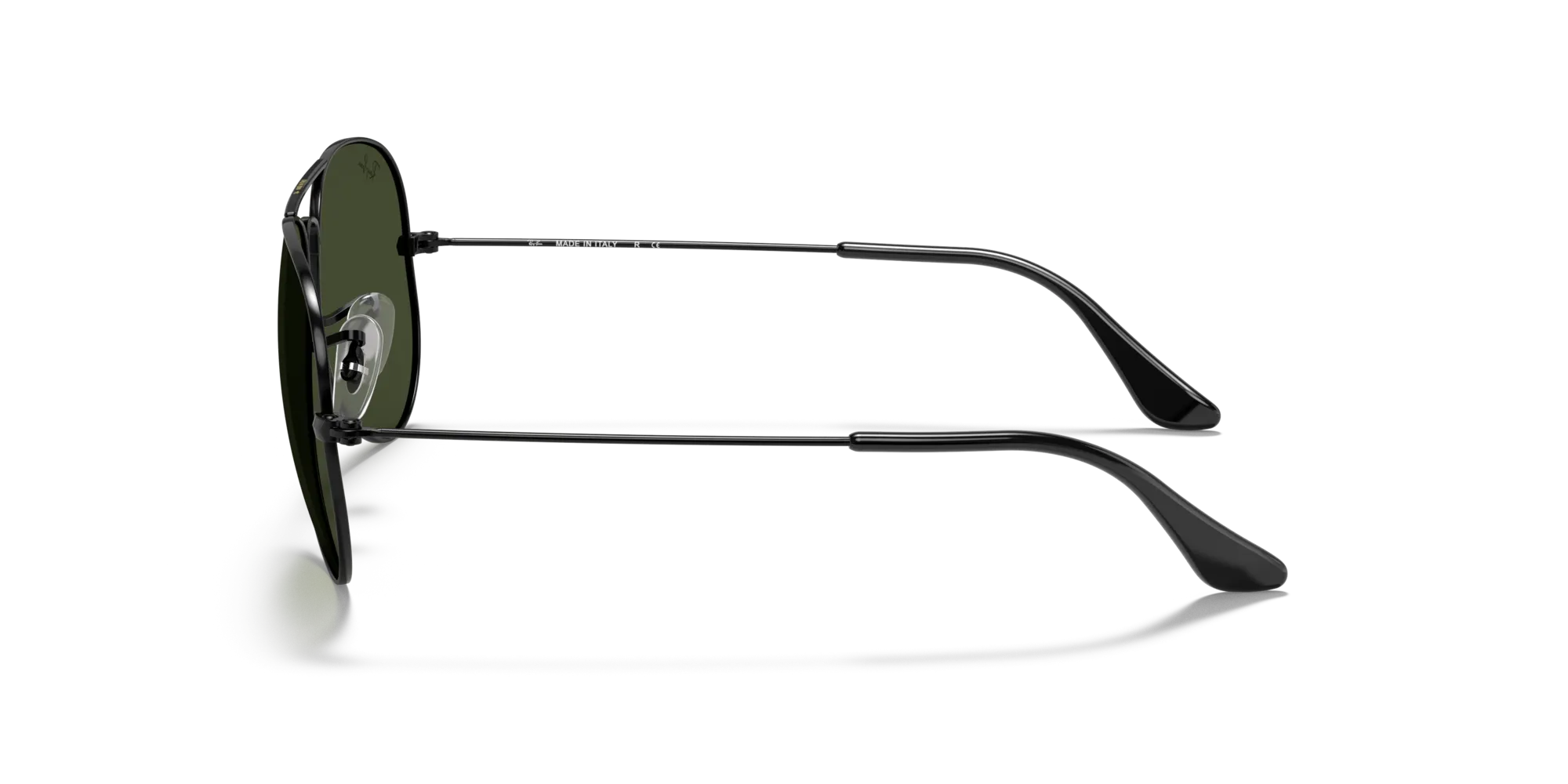 Ray - Ban RB3025 AVIATOR L2823 Occhiali da sole Metallo Nero Verde G15 Pilot Normale - immagine 4