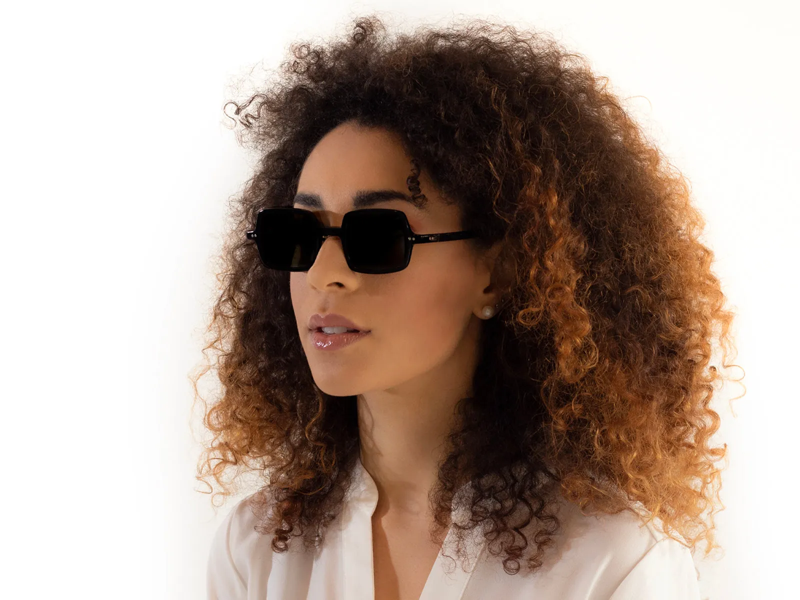 XLAB Santorini Occhiali da sole Acetato Havana Blu Squadrata Polarizzata - immagine 4