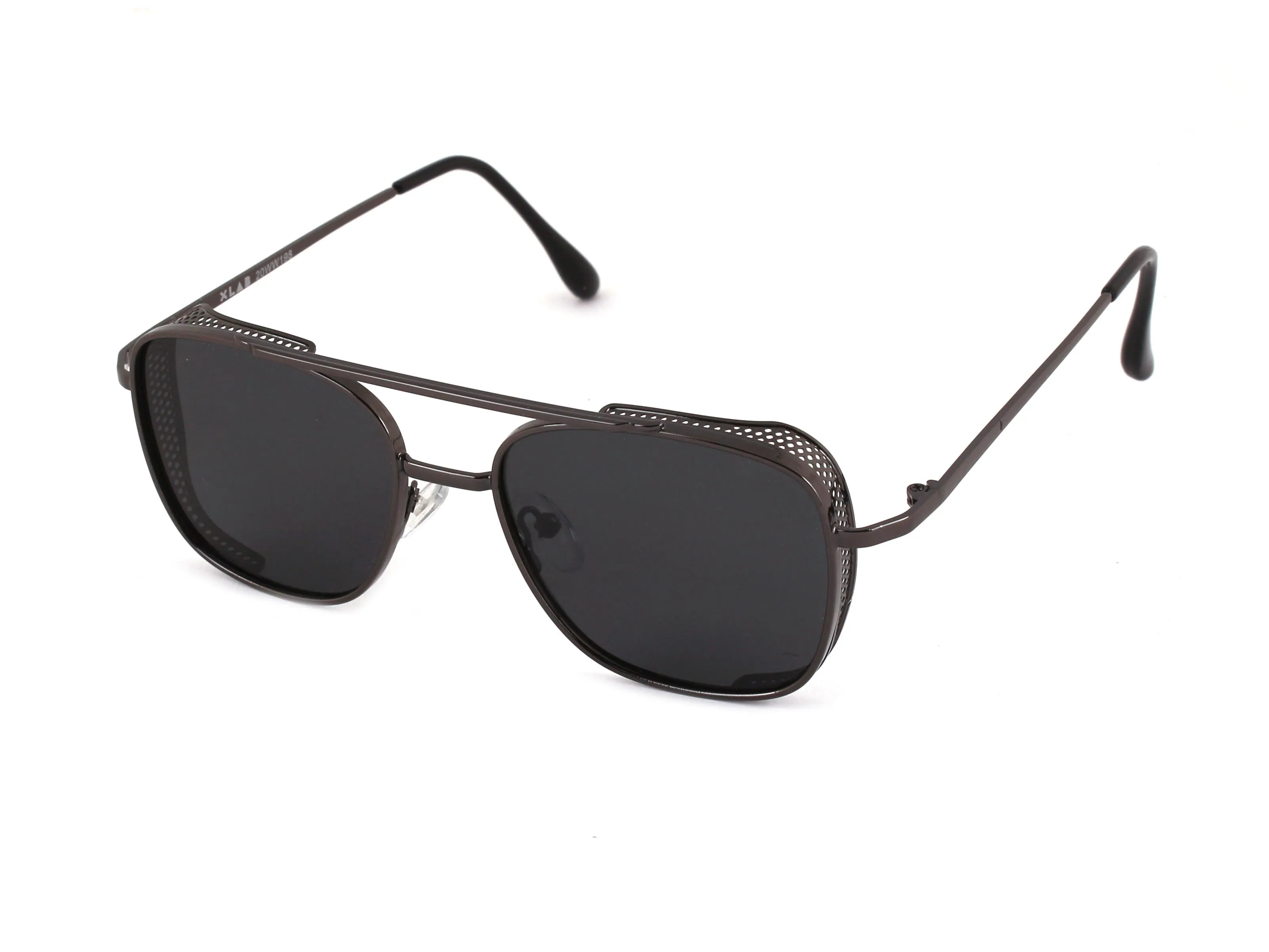 XLAB Unisex CRETA Occhiali da sole Metallo Canna di fucile Fumo Pilot Polarizzata - immagine 1