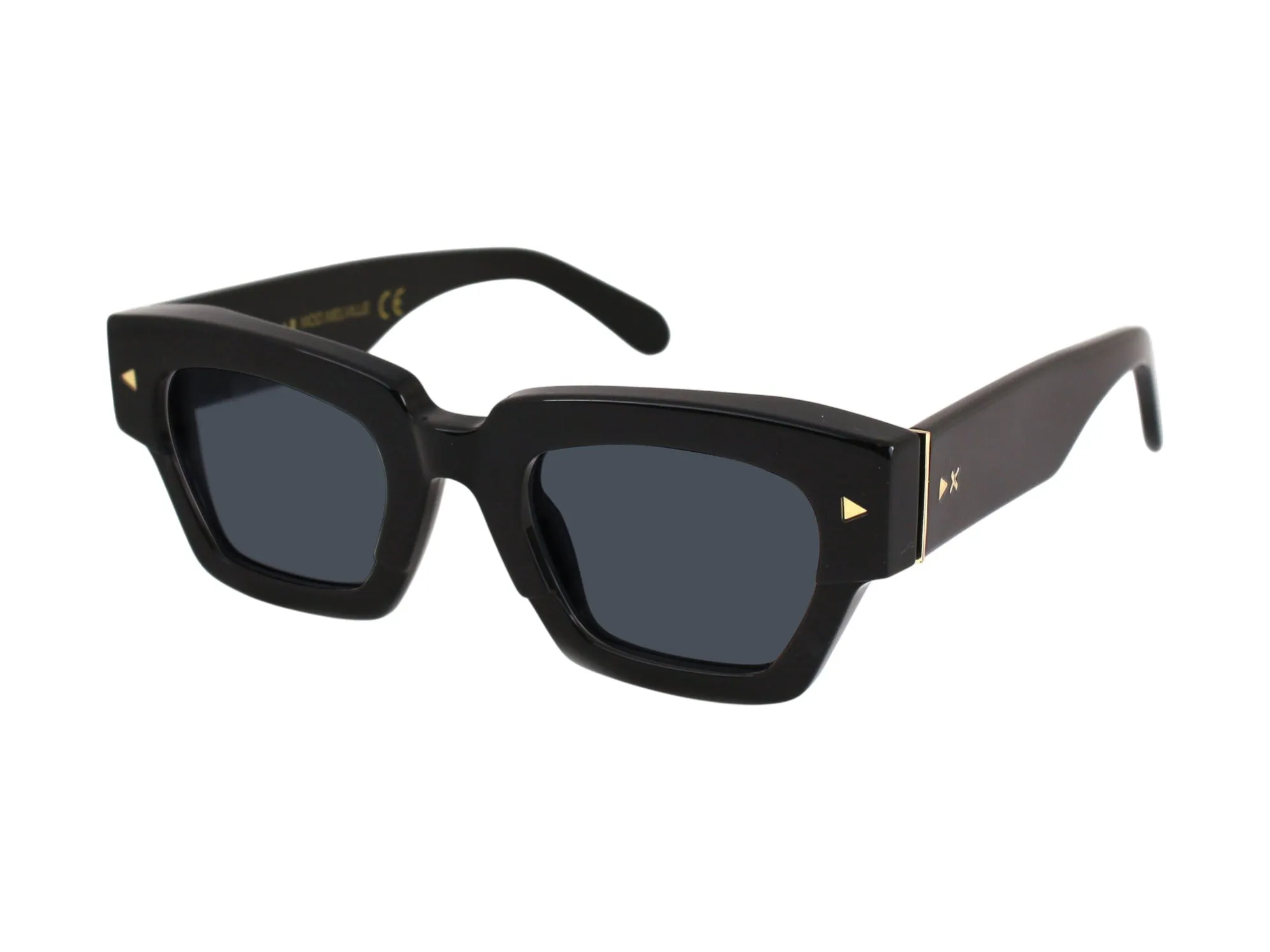 XLAB Melville Occhiali da sole Acetato Rosso Marrone Squadrata Polarizzata - immagine 4