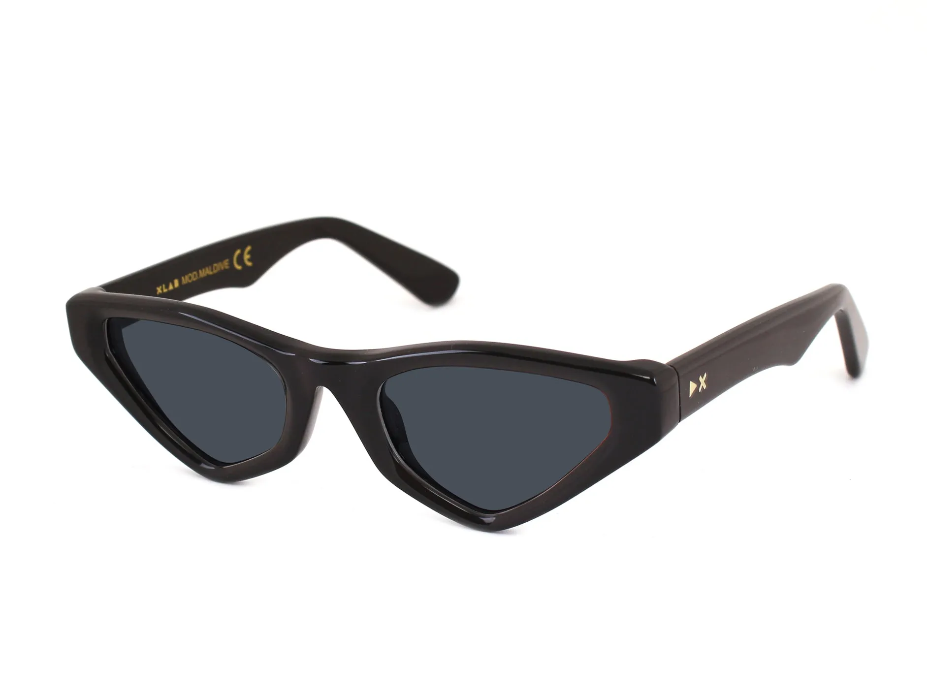 XLAB Maldive Occhiali da sole Acetato Bianco Azzurro Cat Eye Polarizzata - immagine 1
