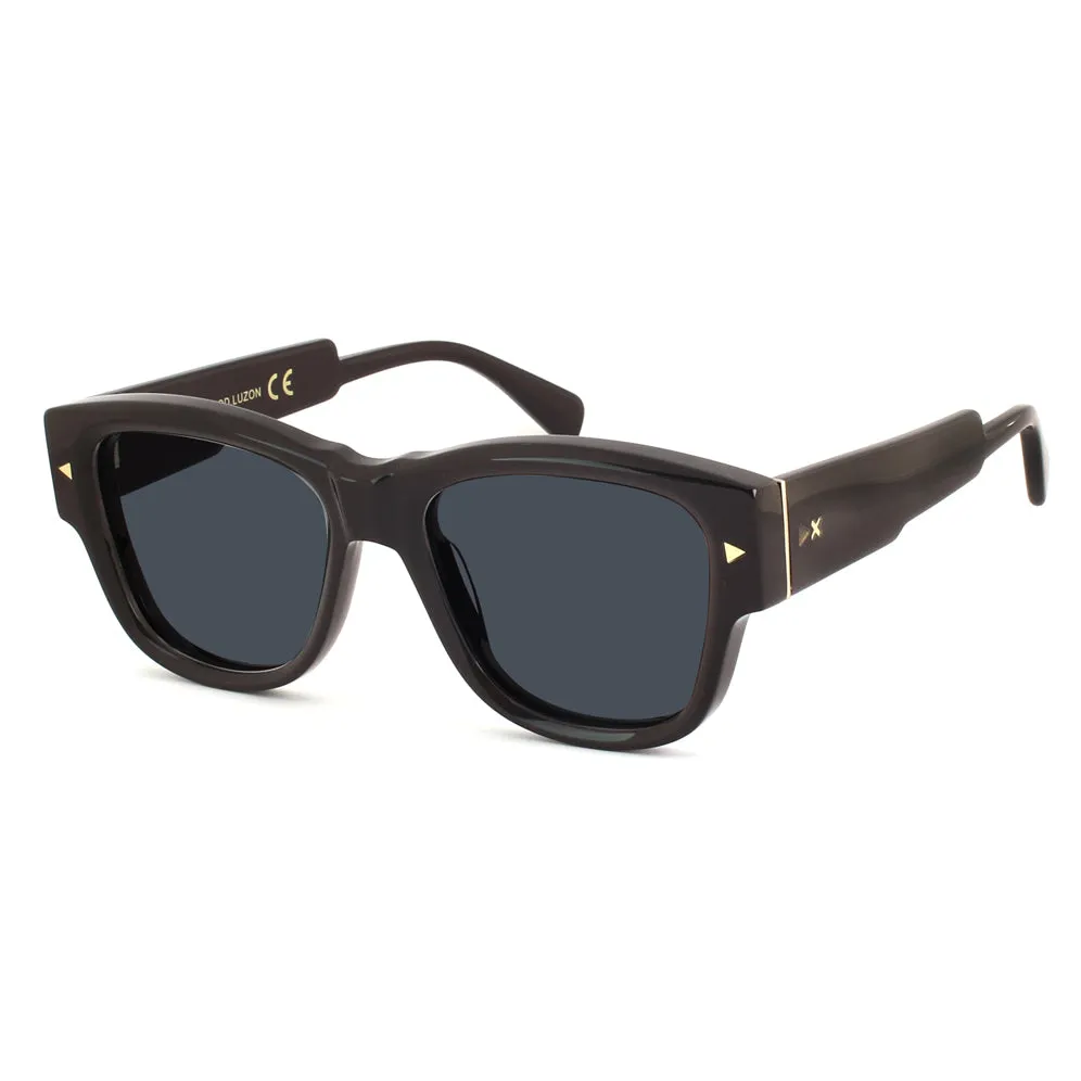 XLAB Luzon Occhiali da sole Acetato Grigio Azzurro Squadrata Normale Sfumato - immagine 1