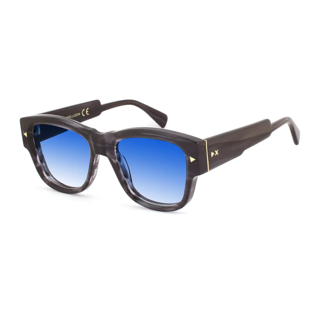 XLAB Luzon Occhiali da sole Acetato Havana Verde G15 Squadrata Polarizzata - immagine 4