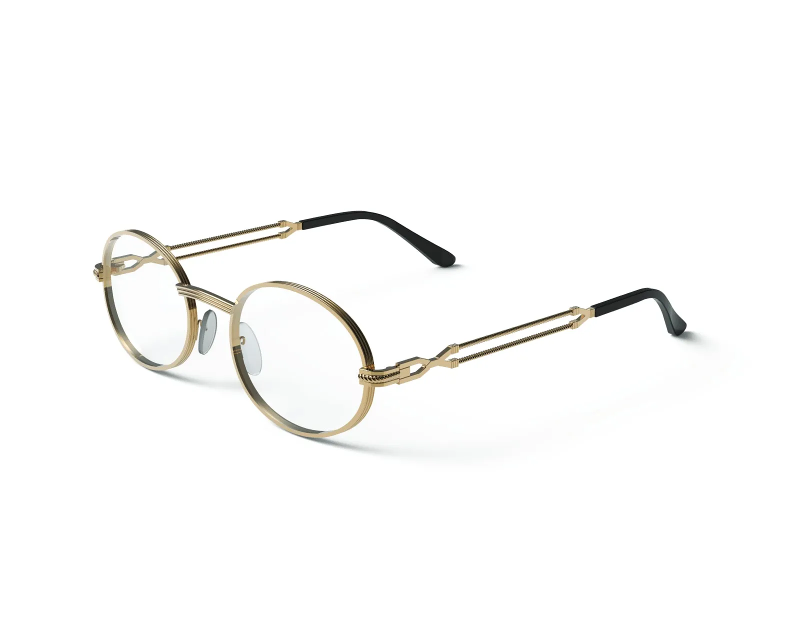 XLAB Giava Montature da vista Metallo Argento Argento Rotonda - immagine 1
