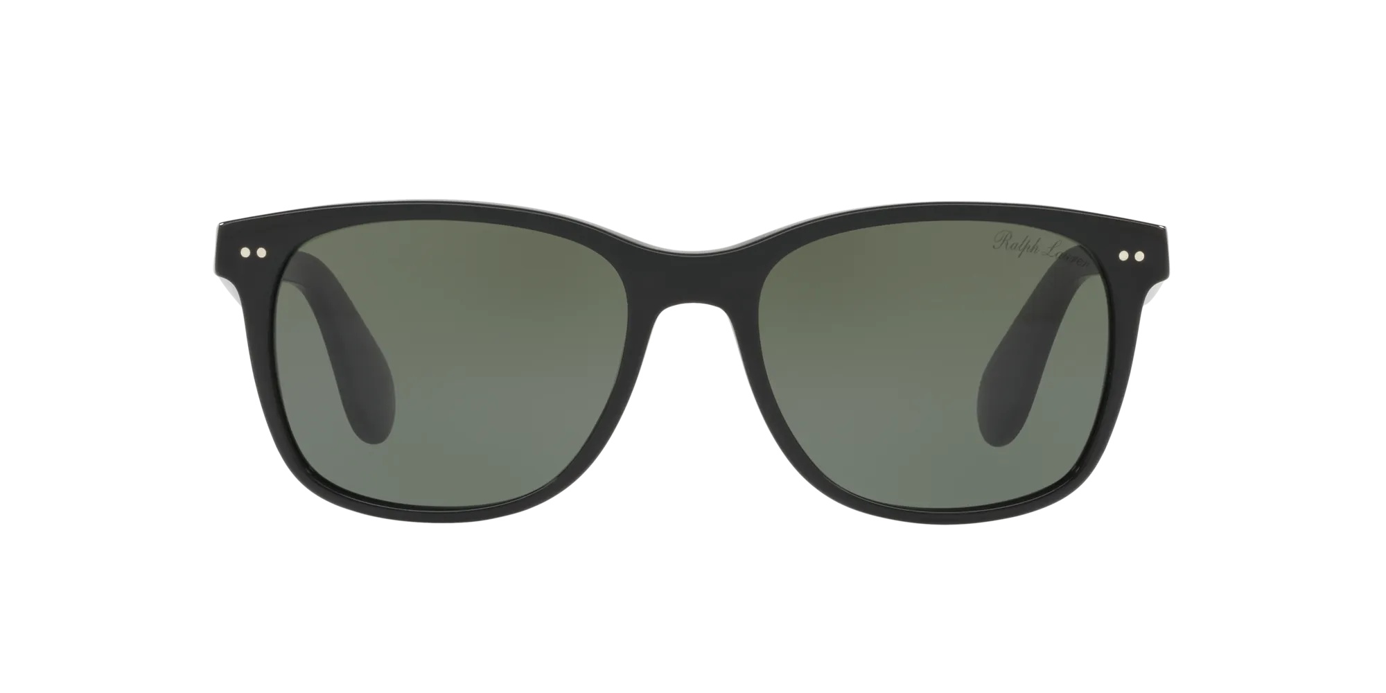 Ralph Lauren RL8162P 500152 Occhiali da sole Acetato Nero Verde Squadrata Normale - immagine 2