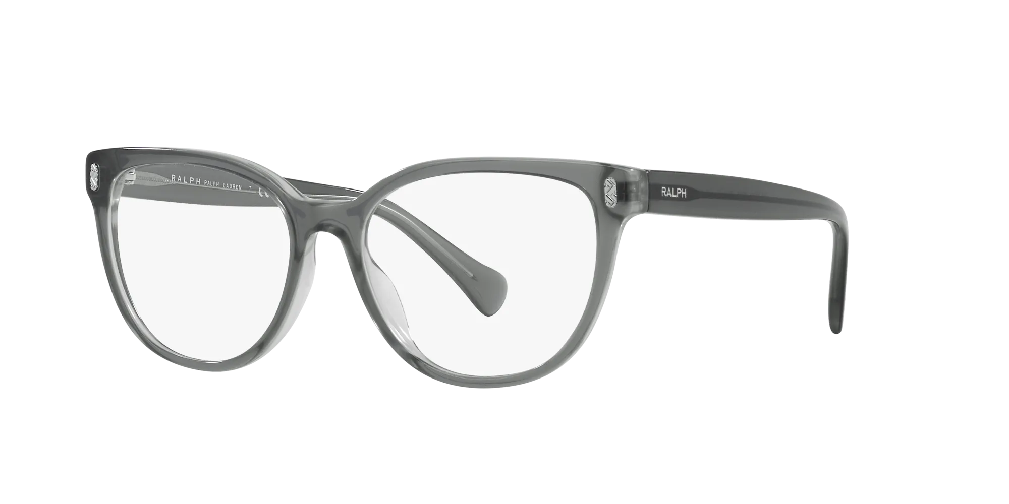 Ralph Lauren RA7153 6069 Montature da vista Acetato Grigio Trasparente Rotonda Normale - immagine 3