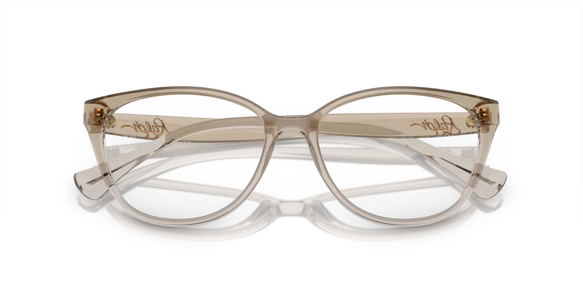 Ralph Lauren RA7135 6126 Montature da vista Iniettato Marrone Cat Eye Normale - immagine 2