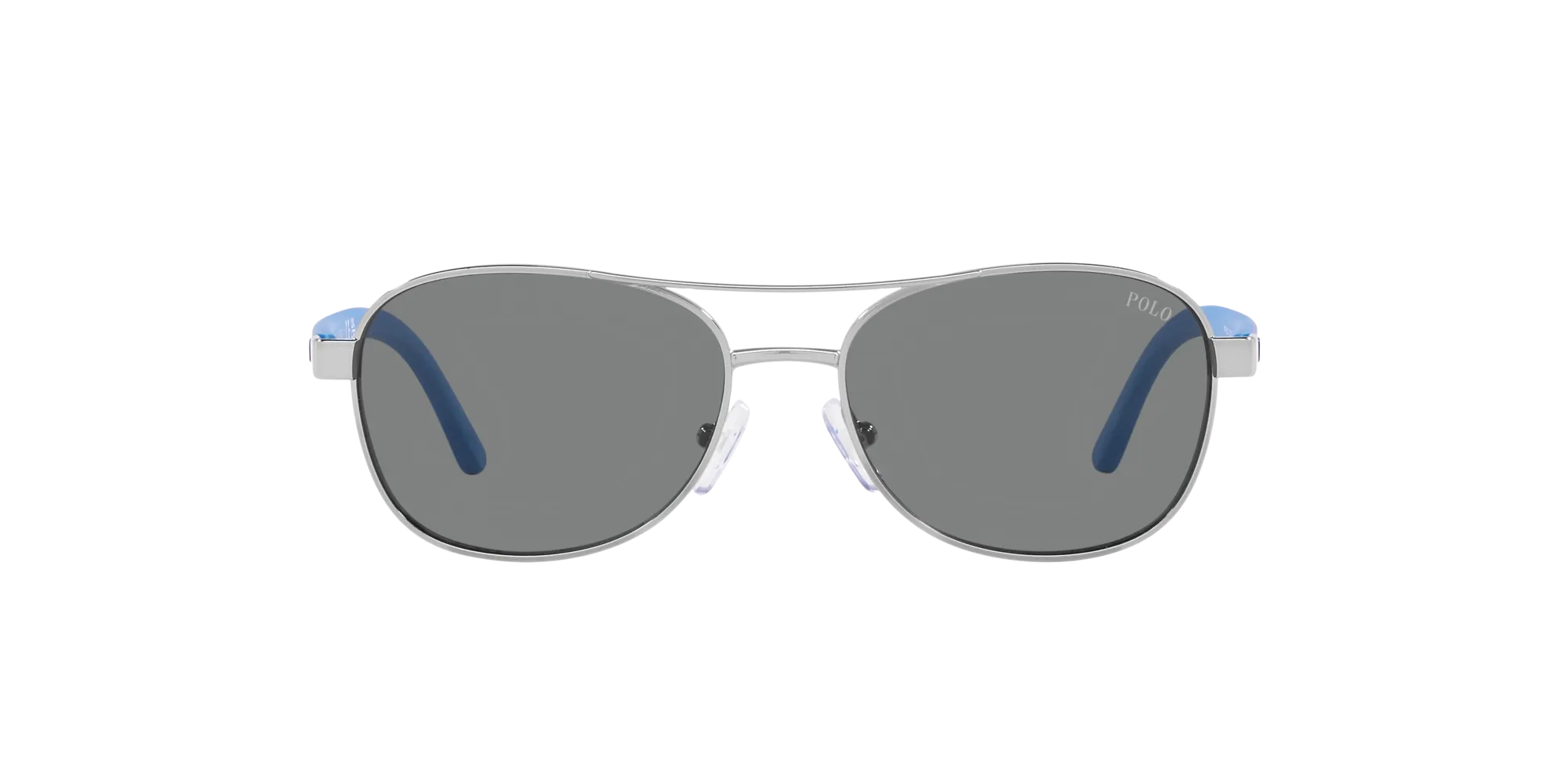 Polo Ralph Lauren PP9002 939287 Occhiali da sole bambino Metallo Argento Grigio Pilot Normale - immagine 2