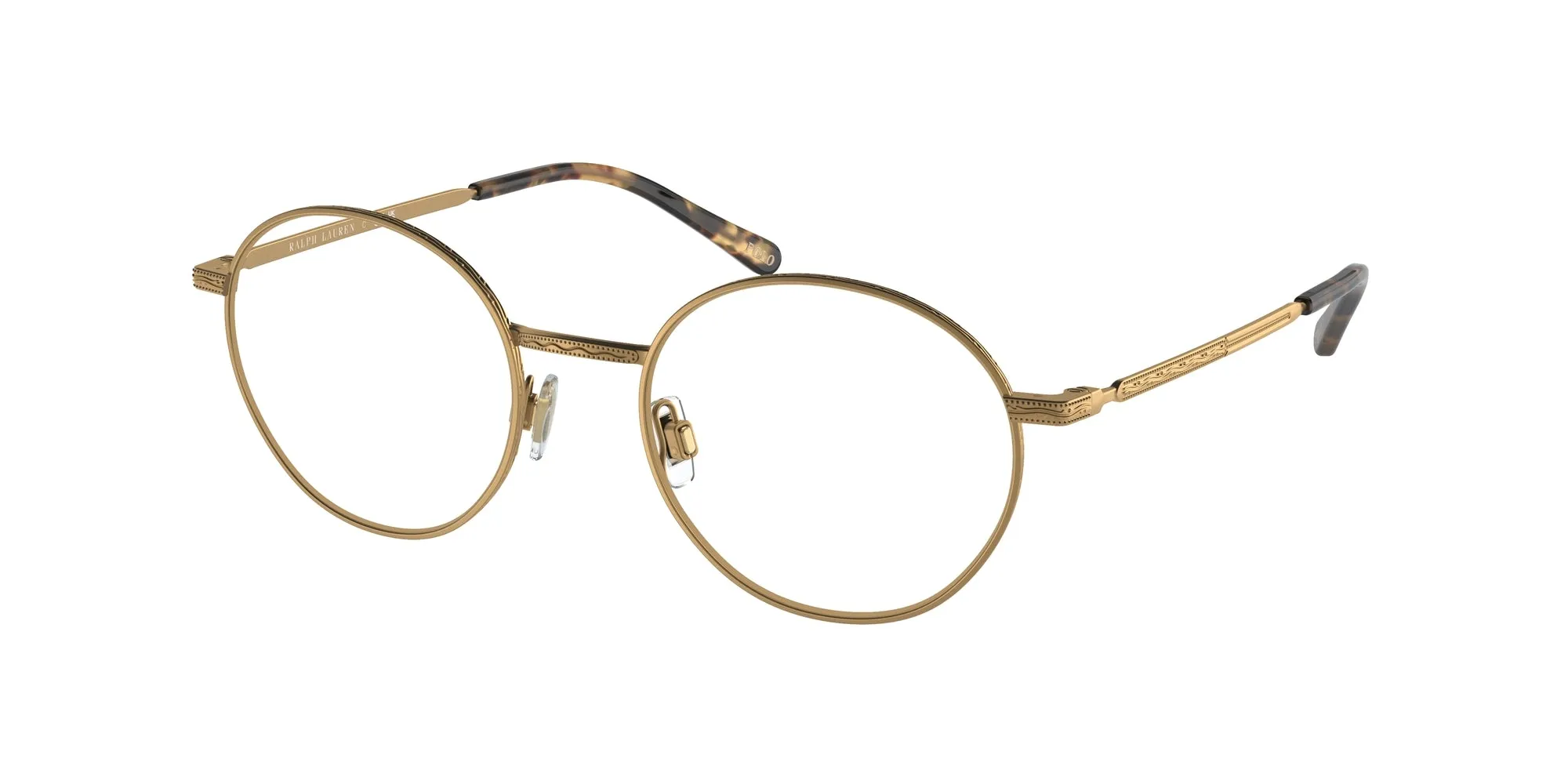 Polo Ralph Lauren PH1217 9324 Montature da vista Metallo Marrone Rotonda Normale - immagine 1
