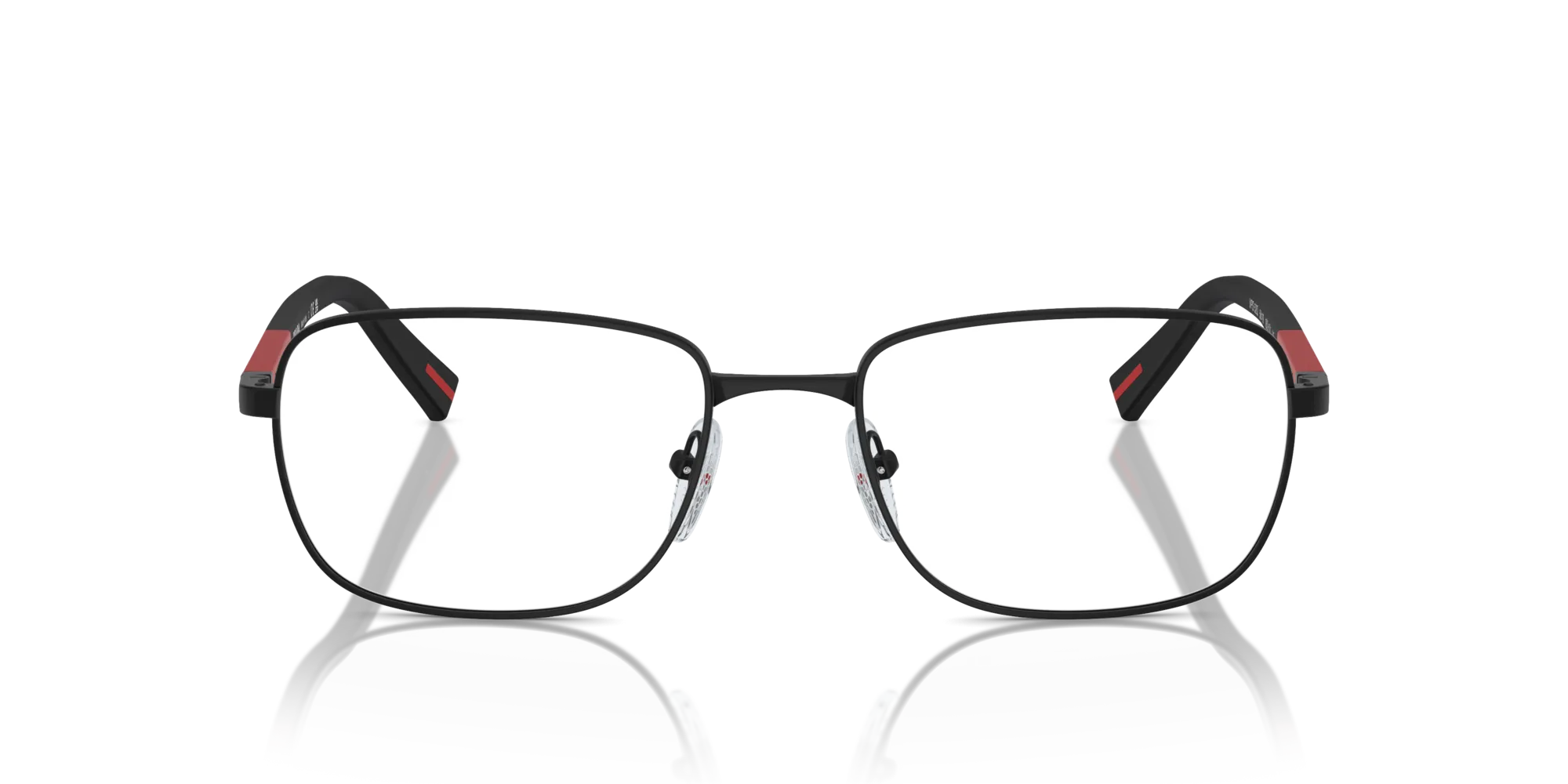 Prada Linea Rossa PS 52QV 1BO1O1 Montature da vista Metallo Nero Pillow Normale - immagine 3