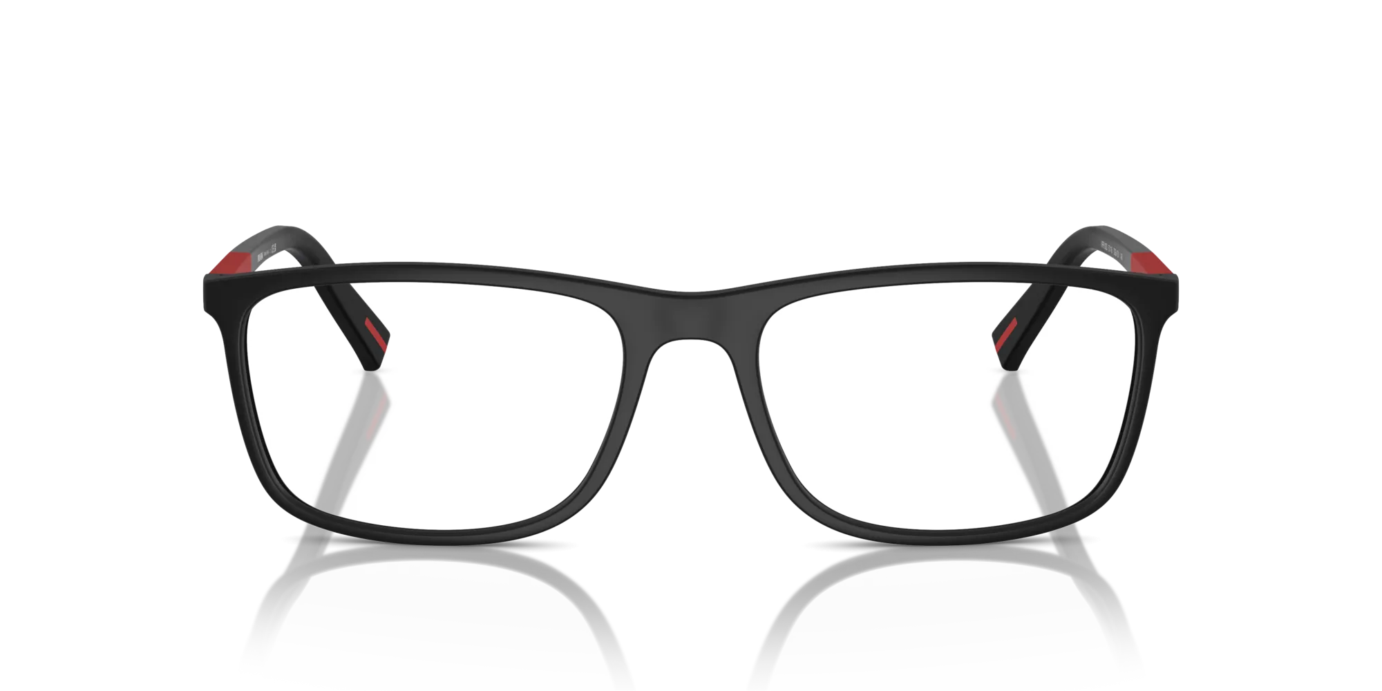 Prada Linea Rossa PS 03QV DG01O1 Montature da vista Iniettato Nero Squadrata Normale - immagine 3