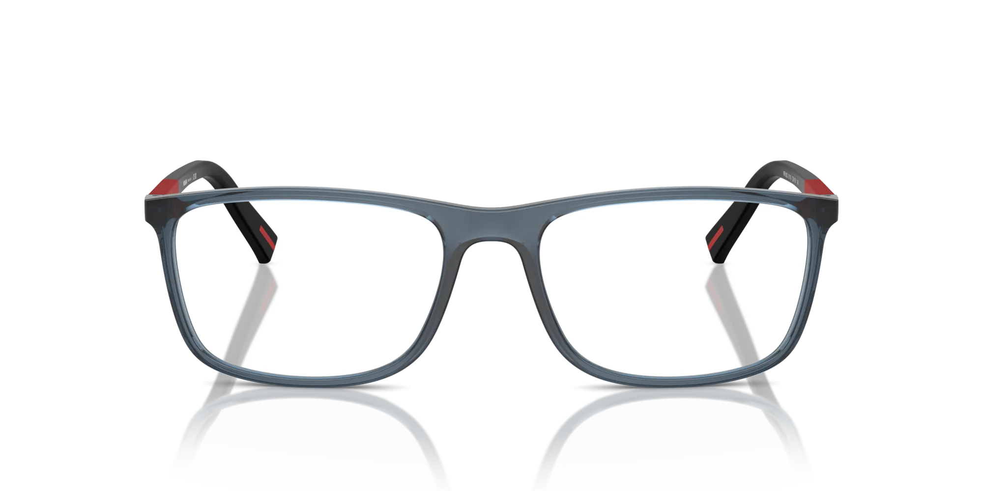 Prada Linea Rossa PS 03QV CZH1O1 Montature da vista Iniettato Blu Squadrata Normale - immagine 3