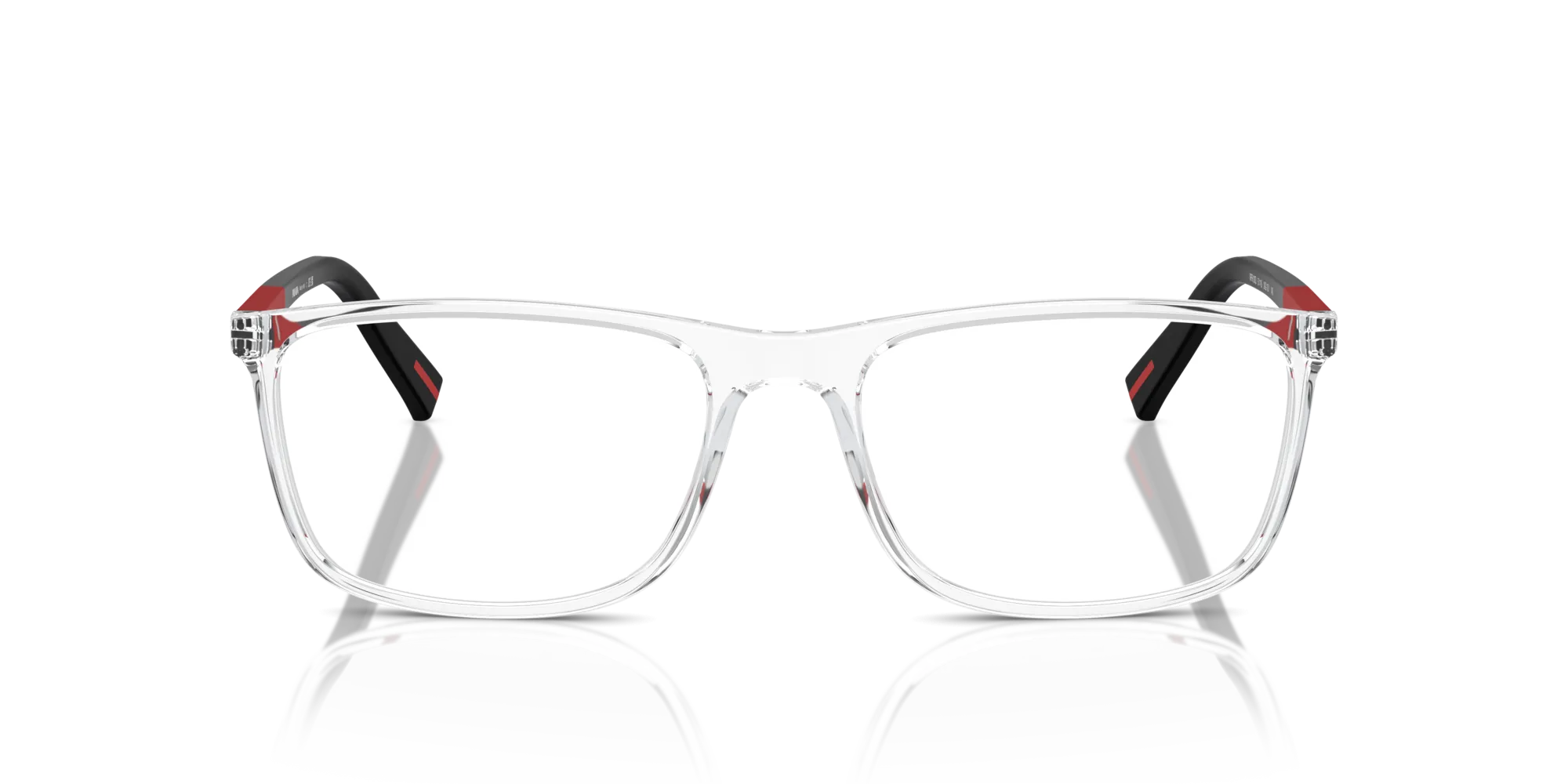 Prada Linea Rossa PS 03QV 2AZ1O1 Montature da vista Iniettato Trasparente Squadrata Normale - immagine 3