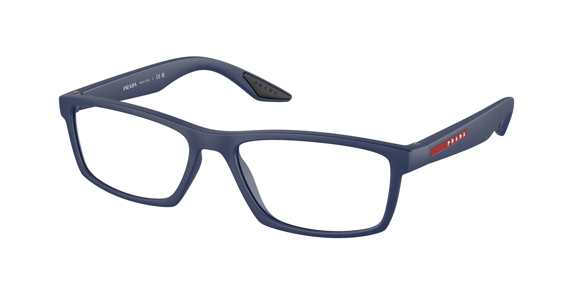 Prada Linea Rossa PS 04PV U631O1 Montature da vista Iniettato Blu Squadrata Normale - immagine 1