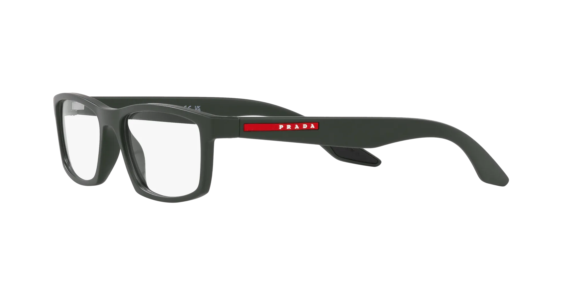 Prada Linea Rossa PS 04PV CCH1O1 Montature da vista Iniettato Verde Squadrata Normale - immagine 4