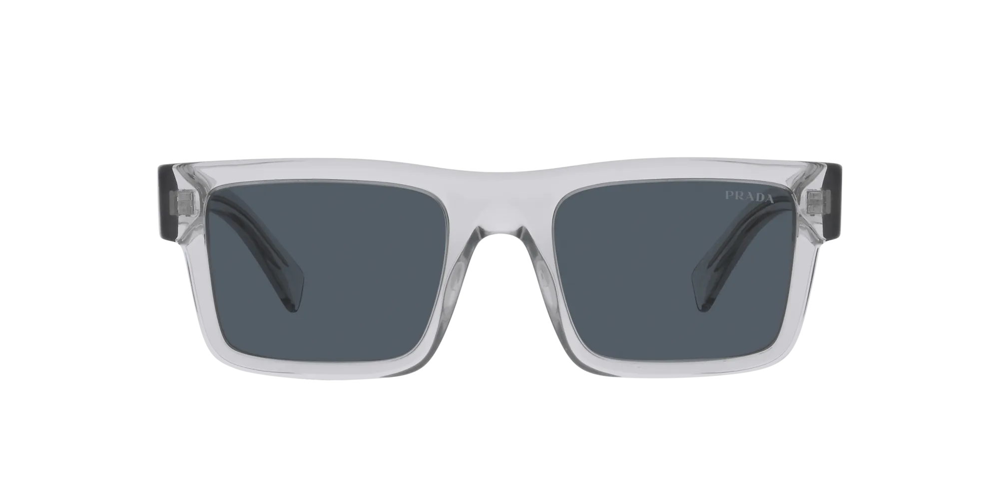 Prada PR 19WS U4309T Occhiali da sole Acetato Grigio Grigio Squadrata Normale - immagine 2