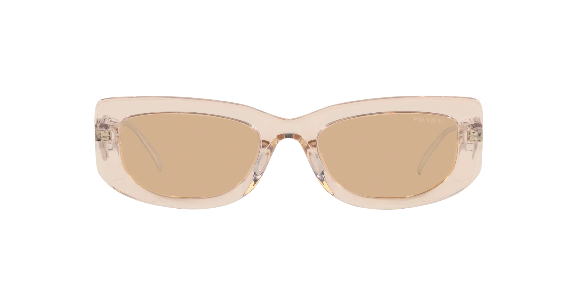 Prada PR 14YS 19M4I2 Occhiali da sole Acetato Marrone Marrone Squadrata Normale - immagine 2