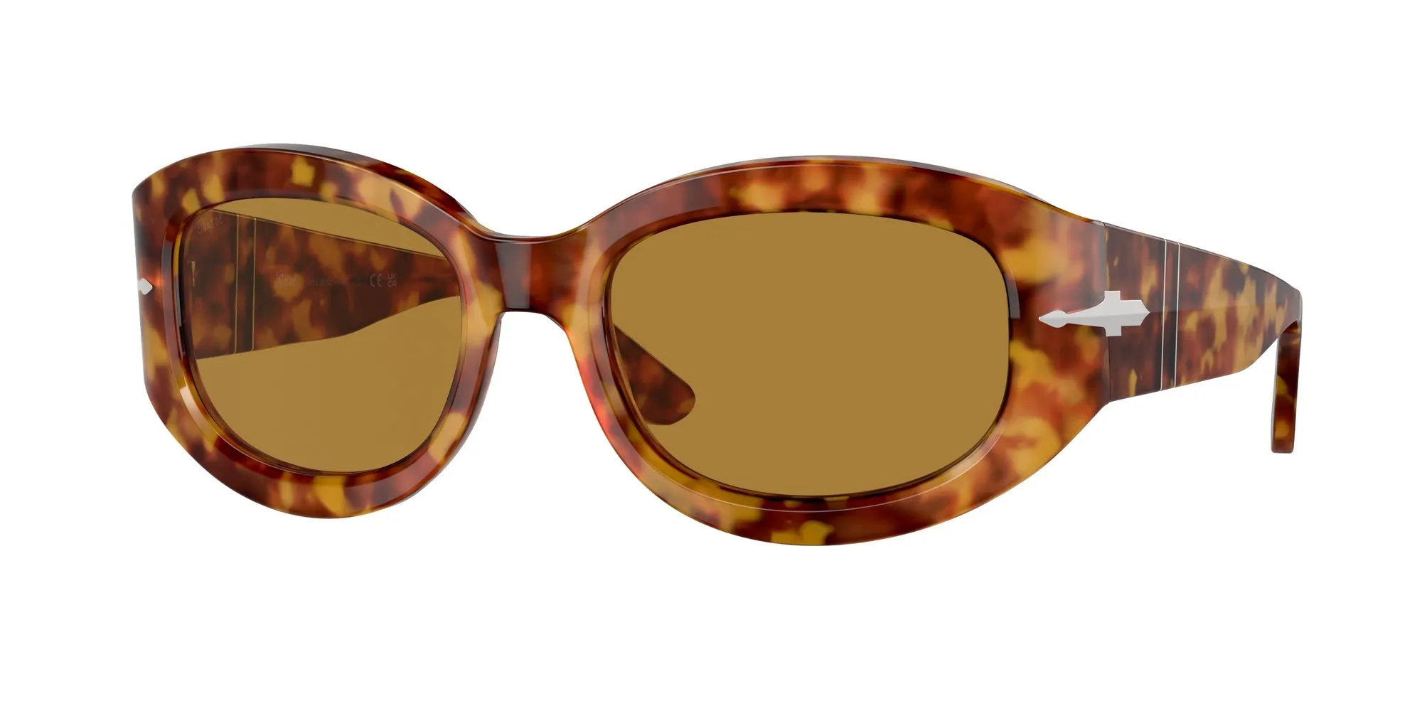 Persol PO3335S 106/53 Occhiali da sole Acetato Tartaruga Marrone Pillow Normale - immagine 1