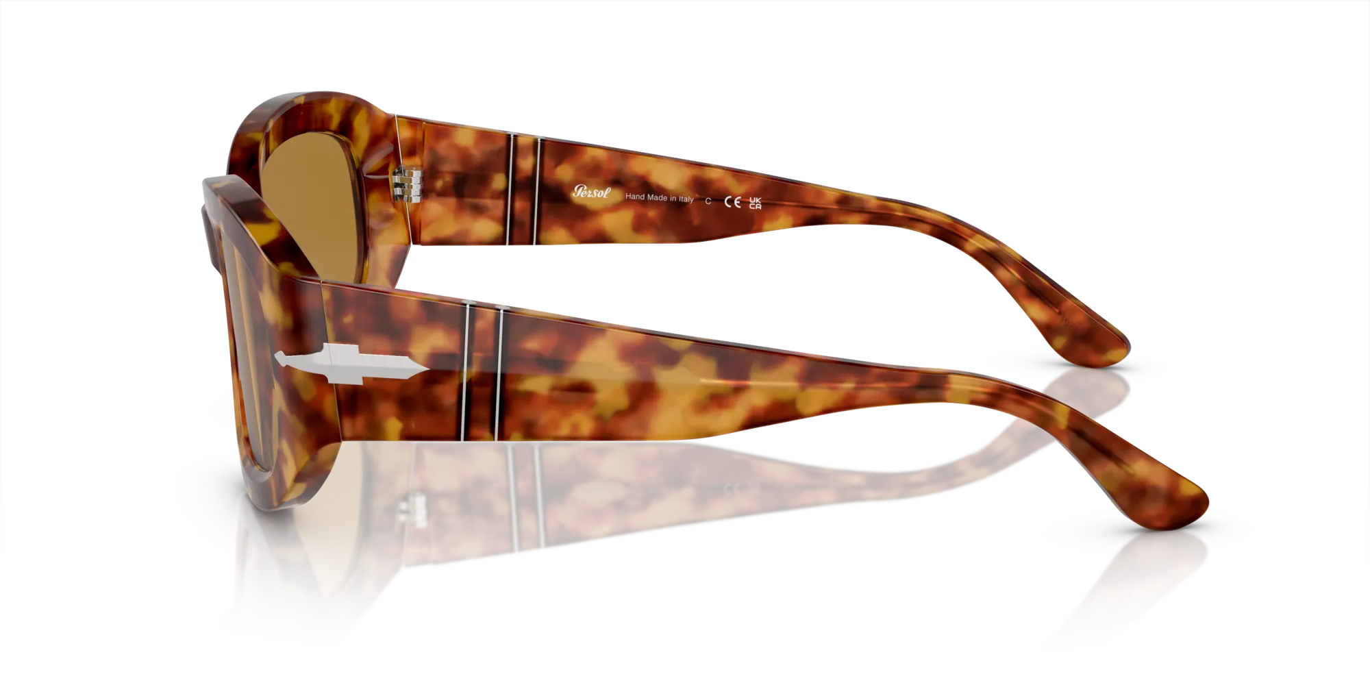 Persol PO3335S 106/53 Occhiali da sole Acetato Tartaruga Marrone Pillow Normale - immagine 4