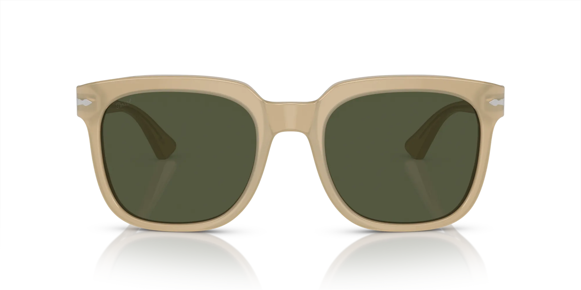 Persol PO3323S 116931 Occhiali da sole Acetato Marrone Verde Squadrata Normale - immagine 3