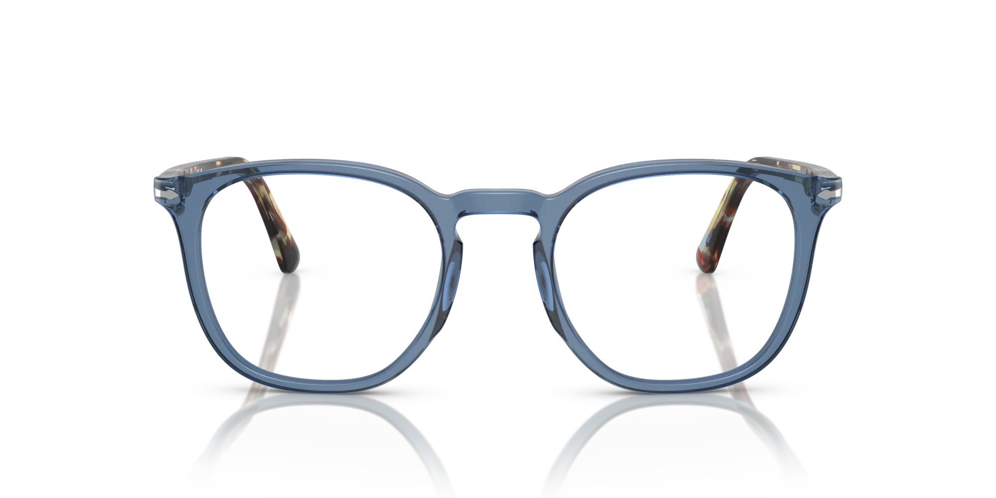 Persol PO3318V 1202 Montature da vista Acetato Blu Trasparente Pantos Normale - immagine 3