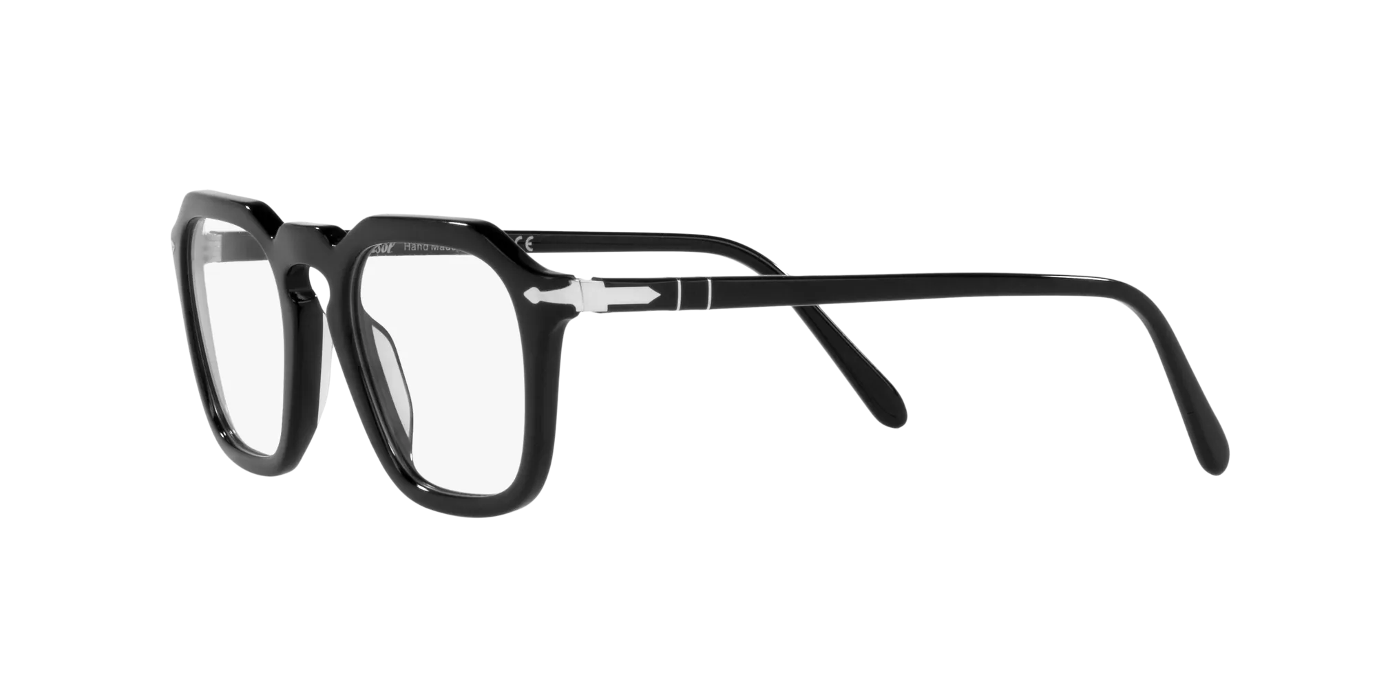 Persol PO3292V 95 Montature da vista Acetato Nero Trasparente Squadrata Normale - immagine 4