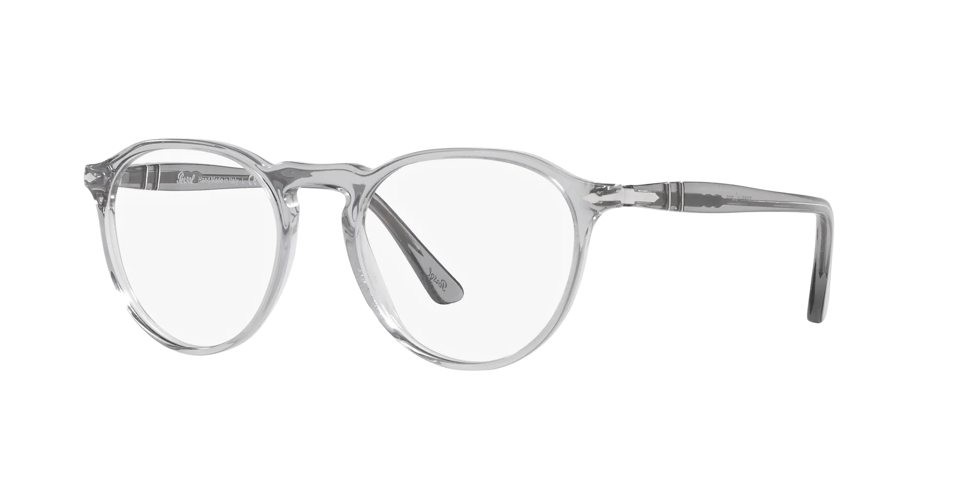 Persol PO3286V 309 Montature da vista Acetato Grigio Trasparente Pantos Normale - immagine 3