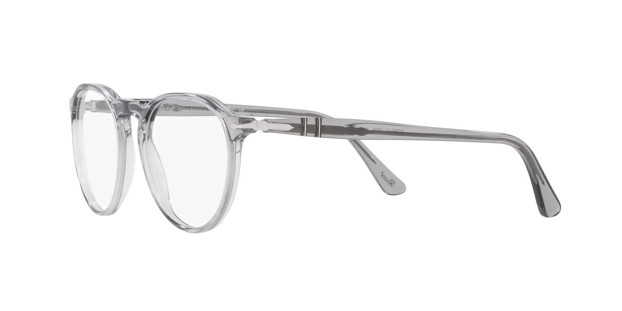 Persol PO3286V 309 Montature da vista Acetato Grigio Trasparente Pantos Normale - immagine 4