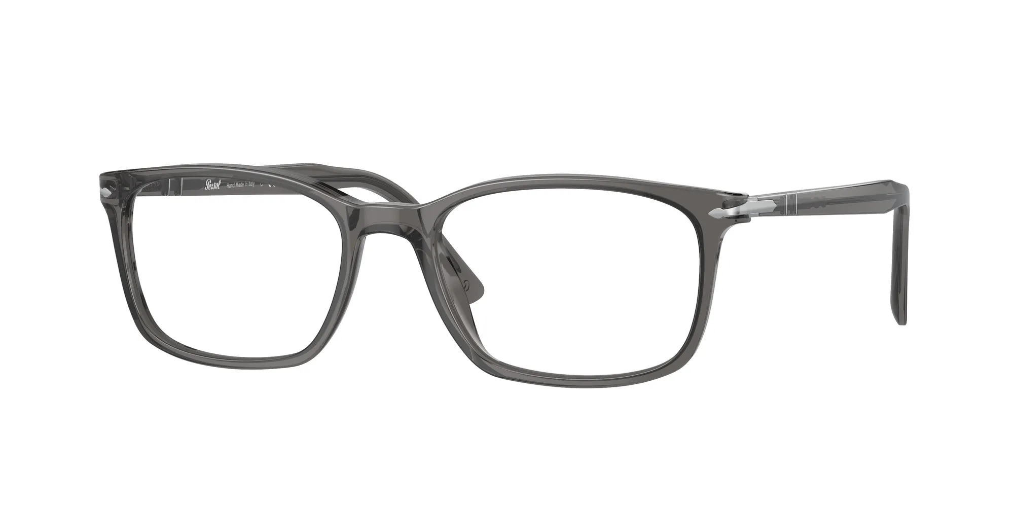 Persol PO3189V 1196 Montature da vista Acetato Grigio Trasparente Squadrata Normale - immagine 1