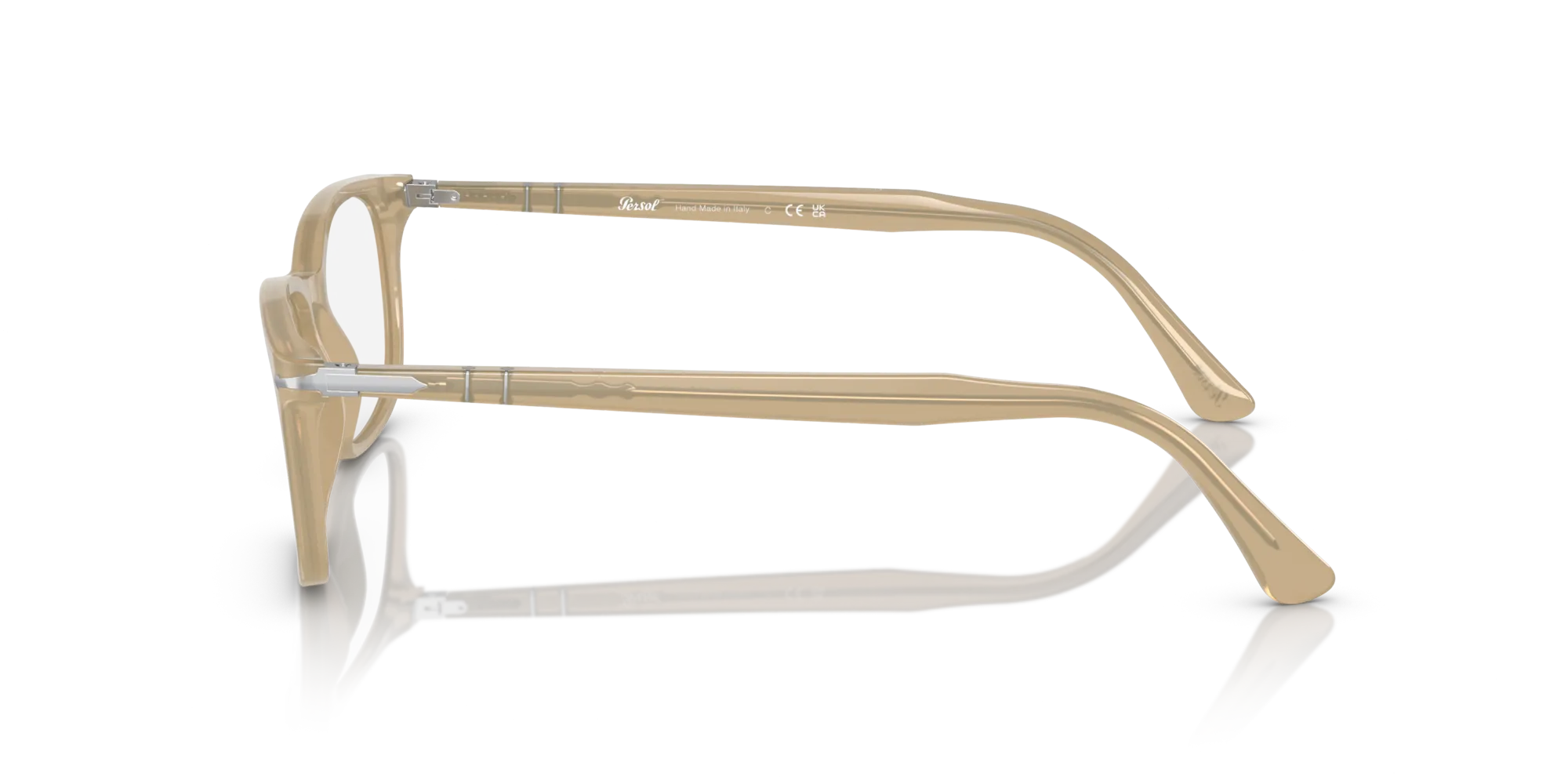 Persol PO3189V 1169 Montature da vista Acetato Marrone Trasparente Squadrata Normale - immagine 4