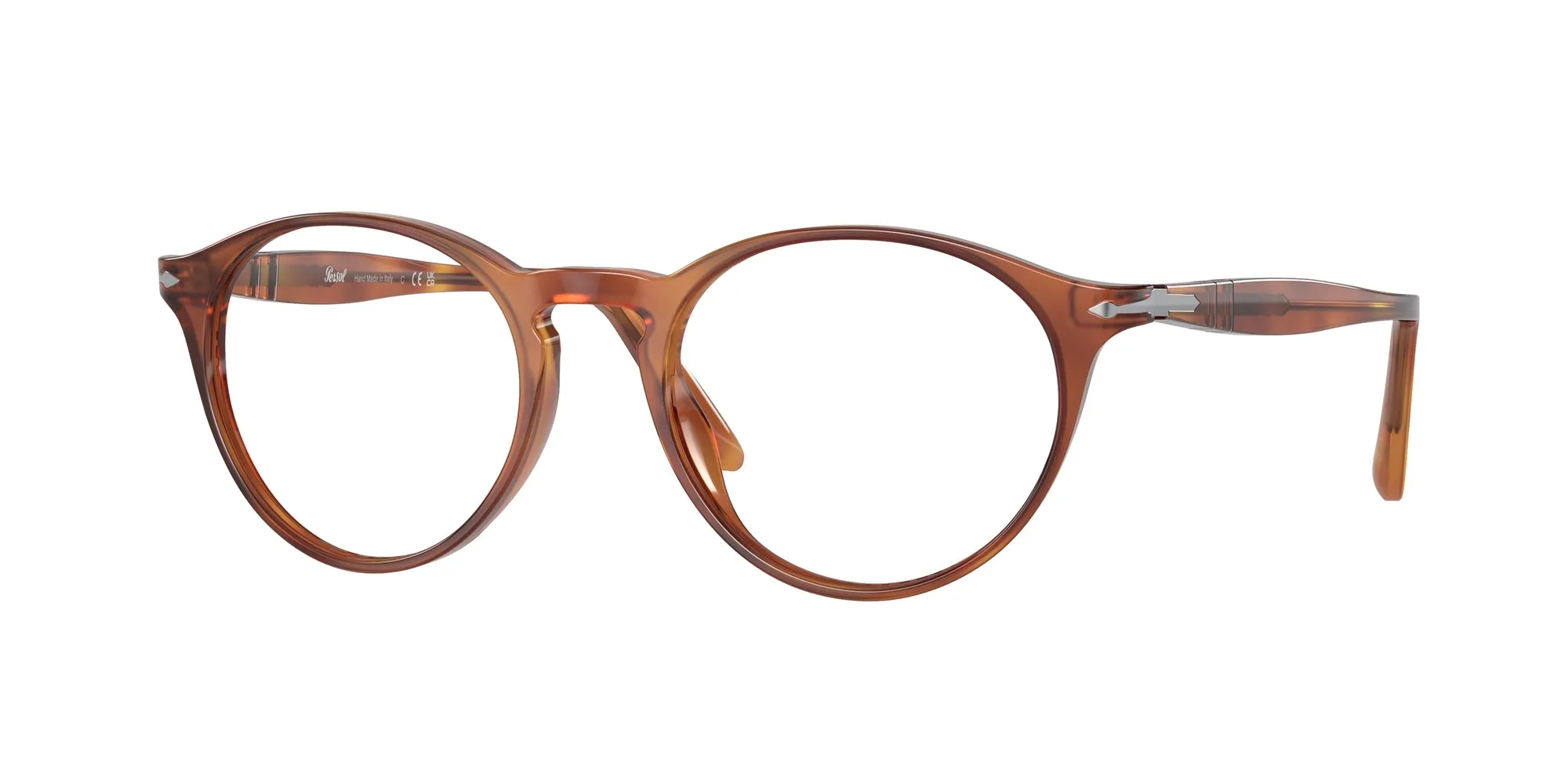 Persol PO3092V 96 Montature da vista Acetato Marrone Trasparente Pantos Normale - immagine 1