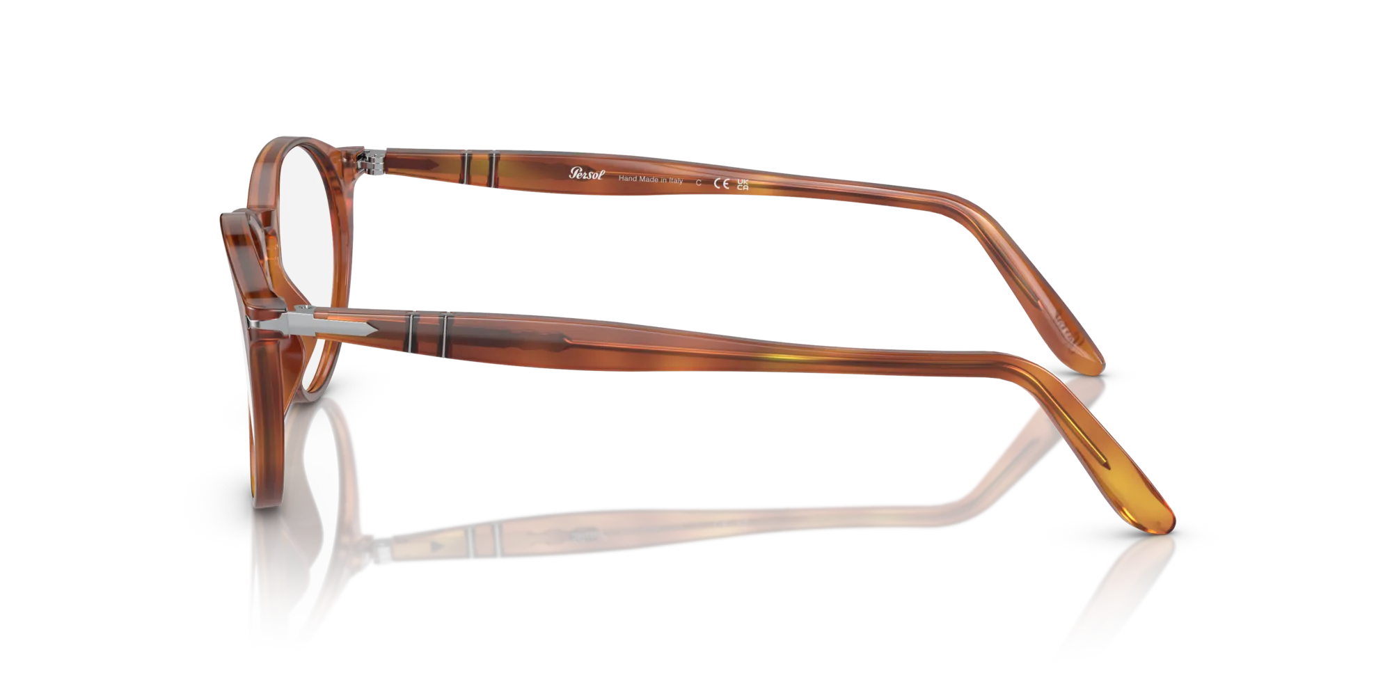 Persol PO3092V 96 Montature da vista Acetato Marrone Trasparente Pantos Normale - immagine 4