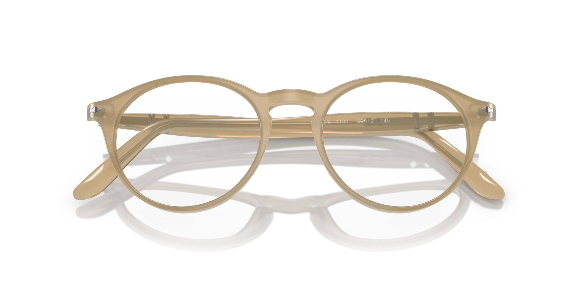 Persol PO3092V 1169 Montature da vista Acetato Marrone Trasparente Pantos Normale - immagine 2