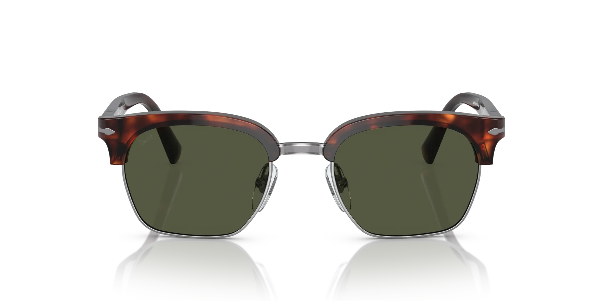 Persol PO3199S 24/31 Occhiali da sole Acetato Tartaruga Verde Squadrata Normale - immagine 3