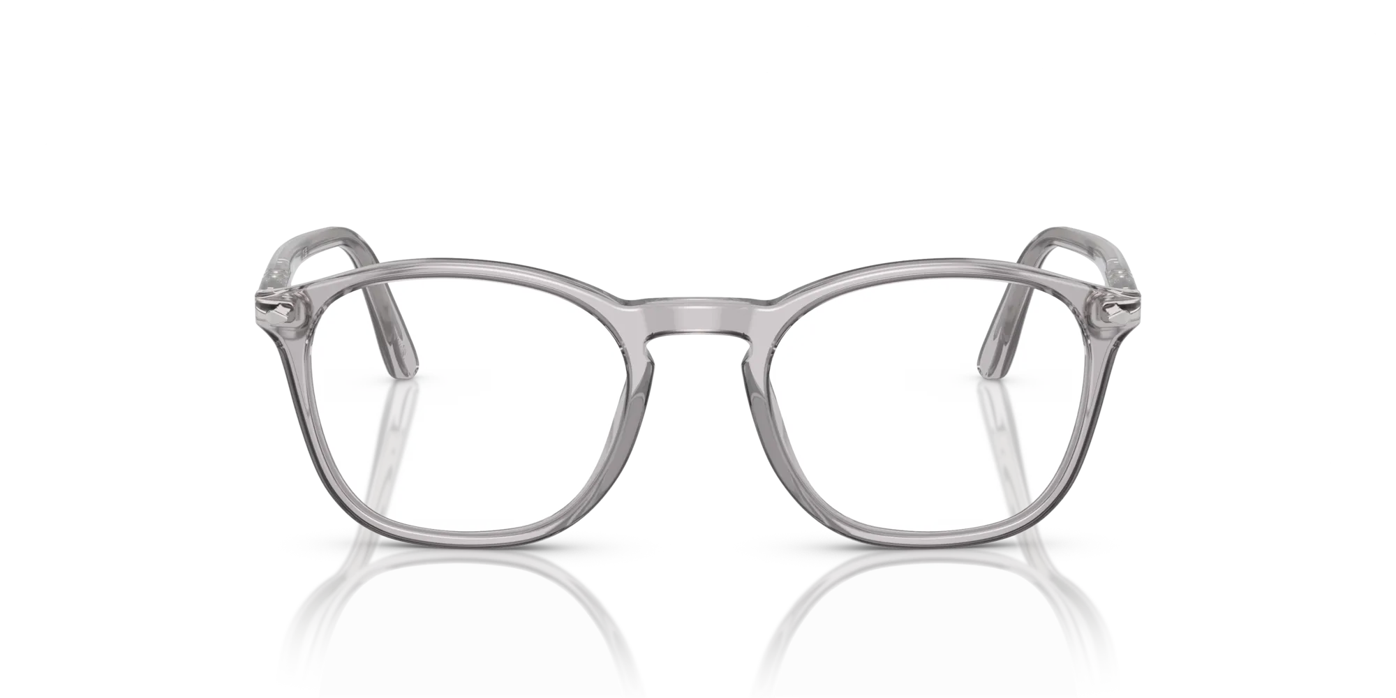 Persol PO3007V 309 Montature da vista Acetato Grigio Trasparente Squadrata Normale - immagine 3
