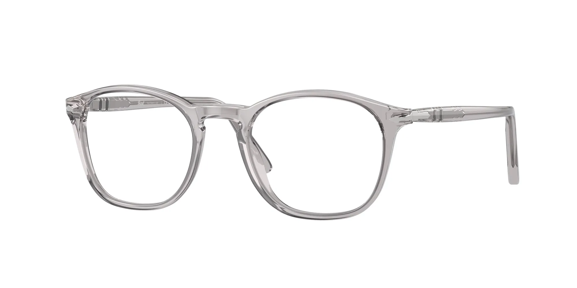 Persol PO3007V 309 Montature da vista Acetato Grigio Trasparente Squadrata Normale - immagine 1