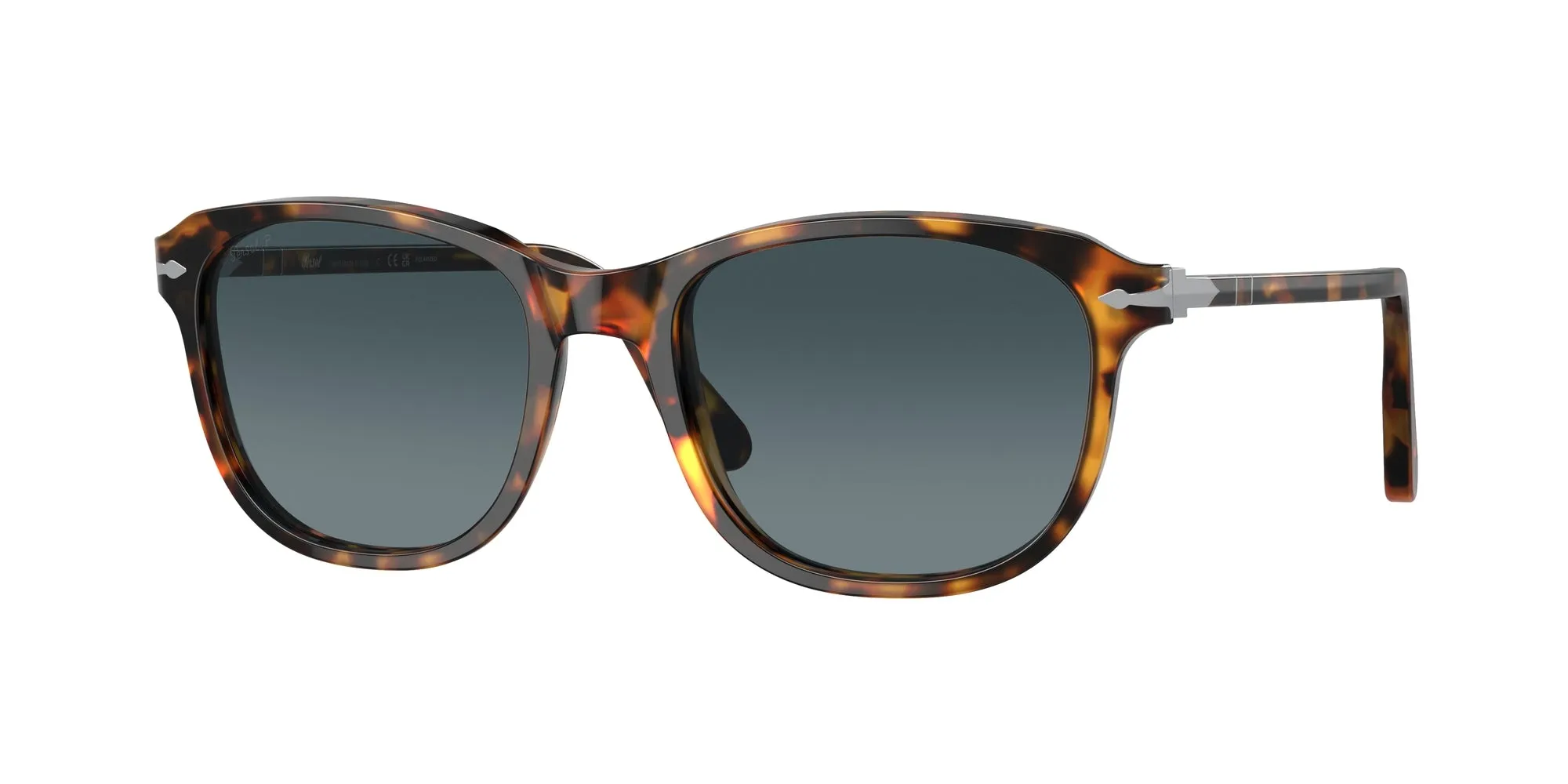 Persol PO1935S 1052S3 Occhiali da sole Acetato Tartaruga Blu Pillow Polarizzata Sfumato - immagine 1