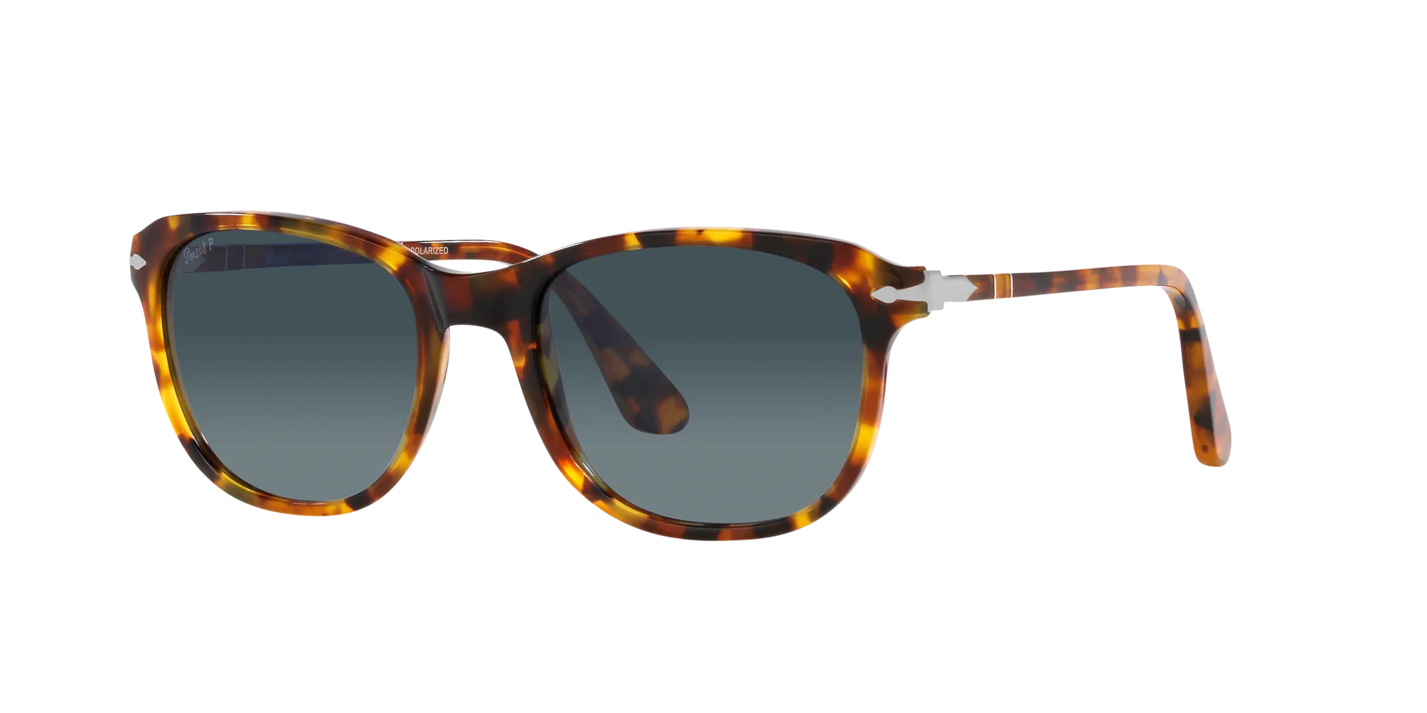 Persol PO1935S 1052S3 Occhiali da sole Acetato Tartaruga Blu Pillow Polarizzata Sfumato - immagine 3